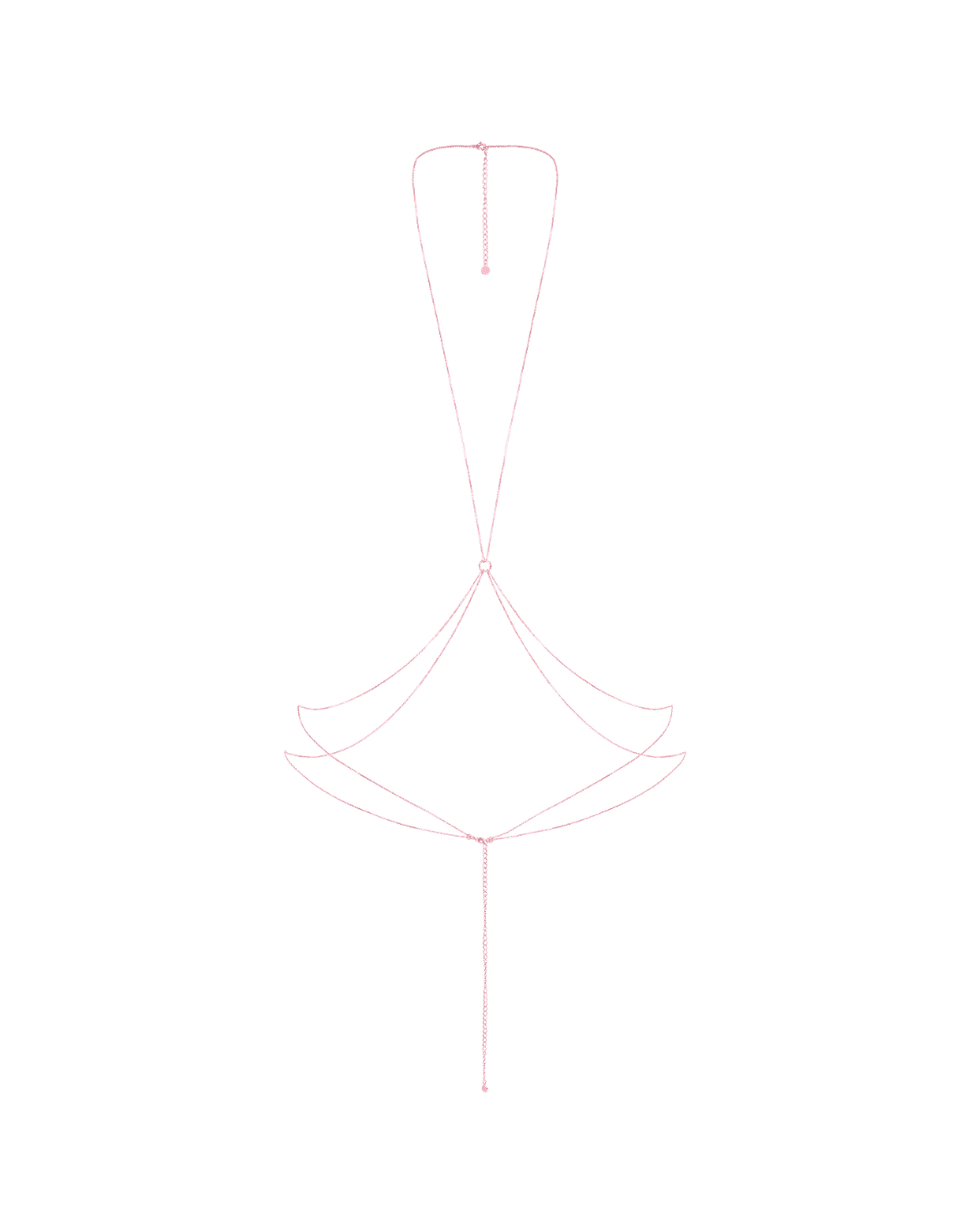 Jessah Bodychain Pink/Clear | Agent Provocateur