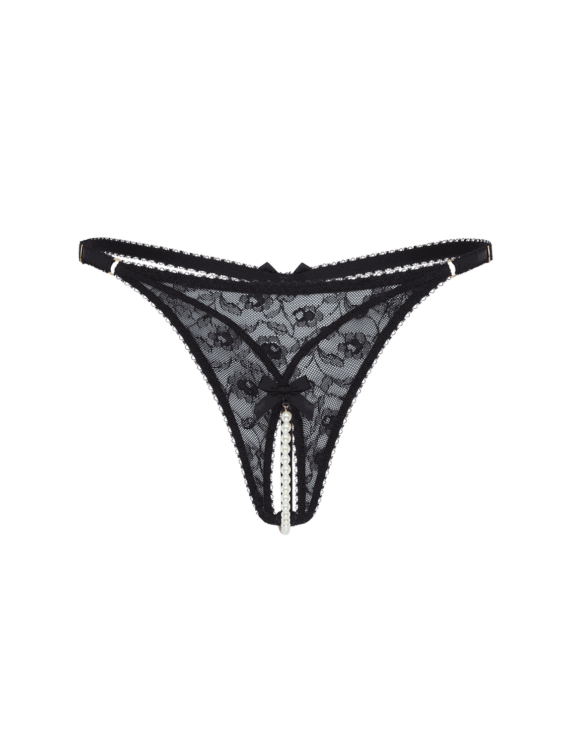 Pearlie Ouvert Pearl/Black | Agent Provocateur