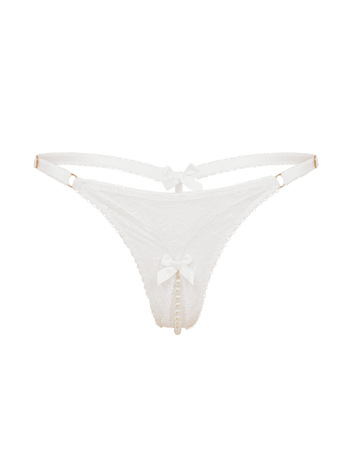 Pearlie Ouvert White/Pearl | Agent Provocateur
