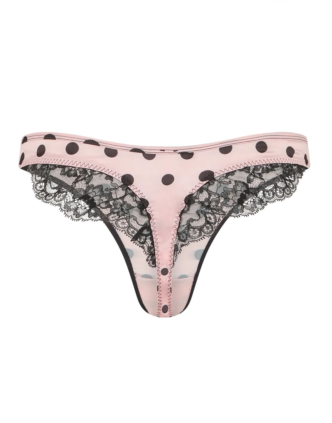 Rivere Brazilian Brief  Pink/Black | Agent Provocateur