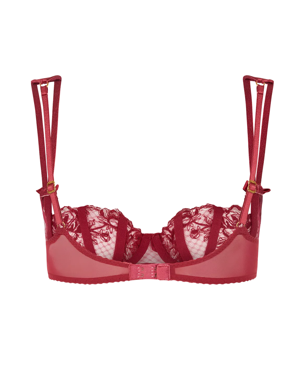 Rosia Balconette Underwired Bra Burgundy | Agent Provocateur