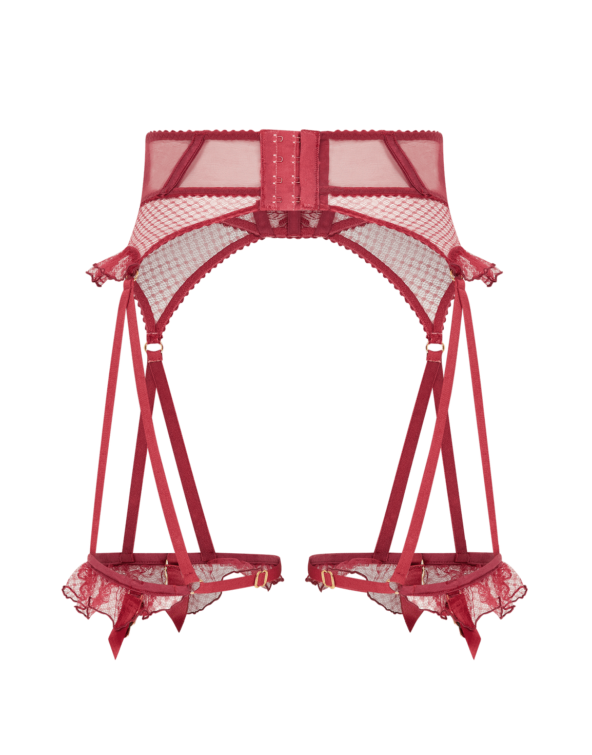 Rosia Suspender Burgundy | Agent Provocateur