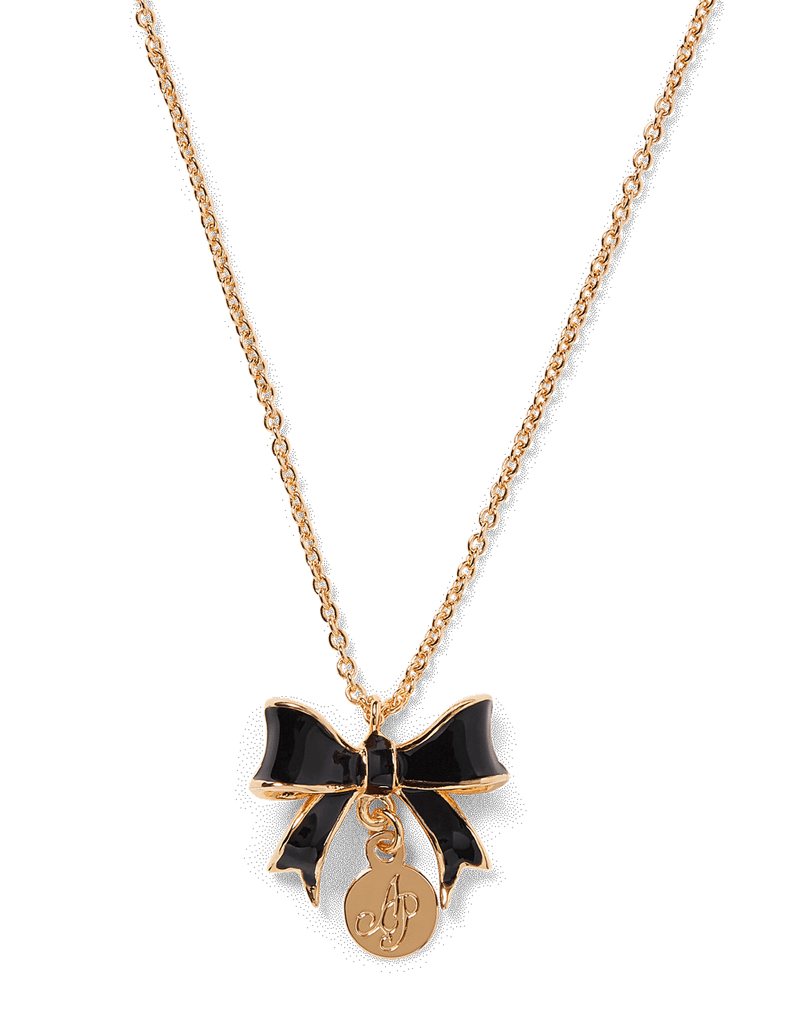 Adley Necklace Gold/Black | Agent Provocateur