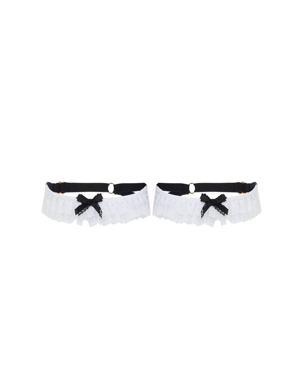 Bonnie Garters Black/White | Agent Provocateur
