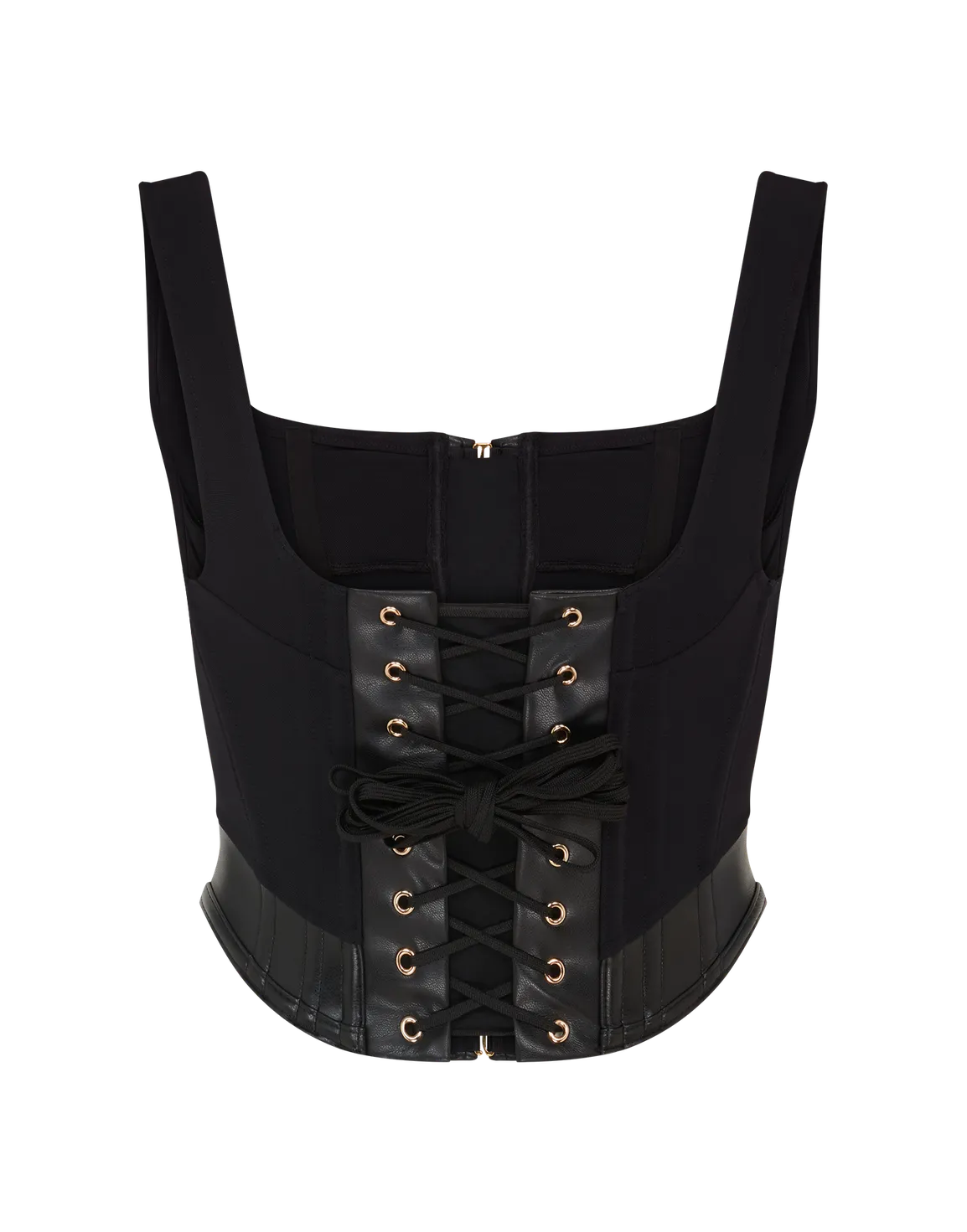 Zena Pvc Corset Top Black | Agent Provocateur