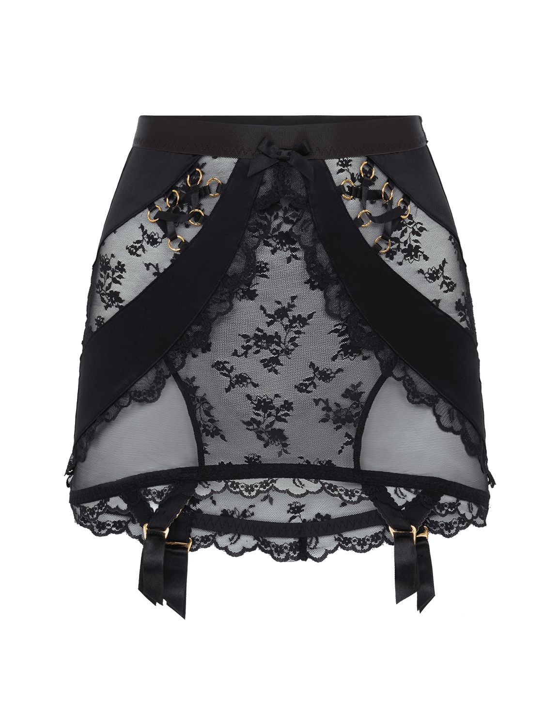 Daphnie Suspender Black | Agent Provocateur