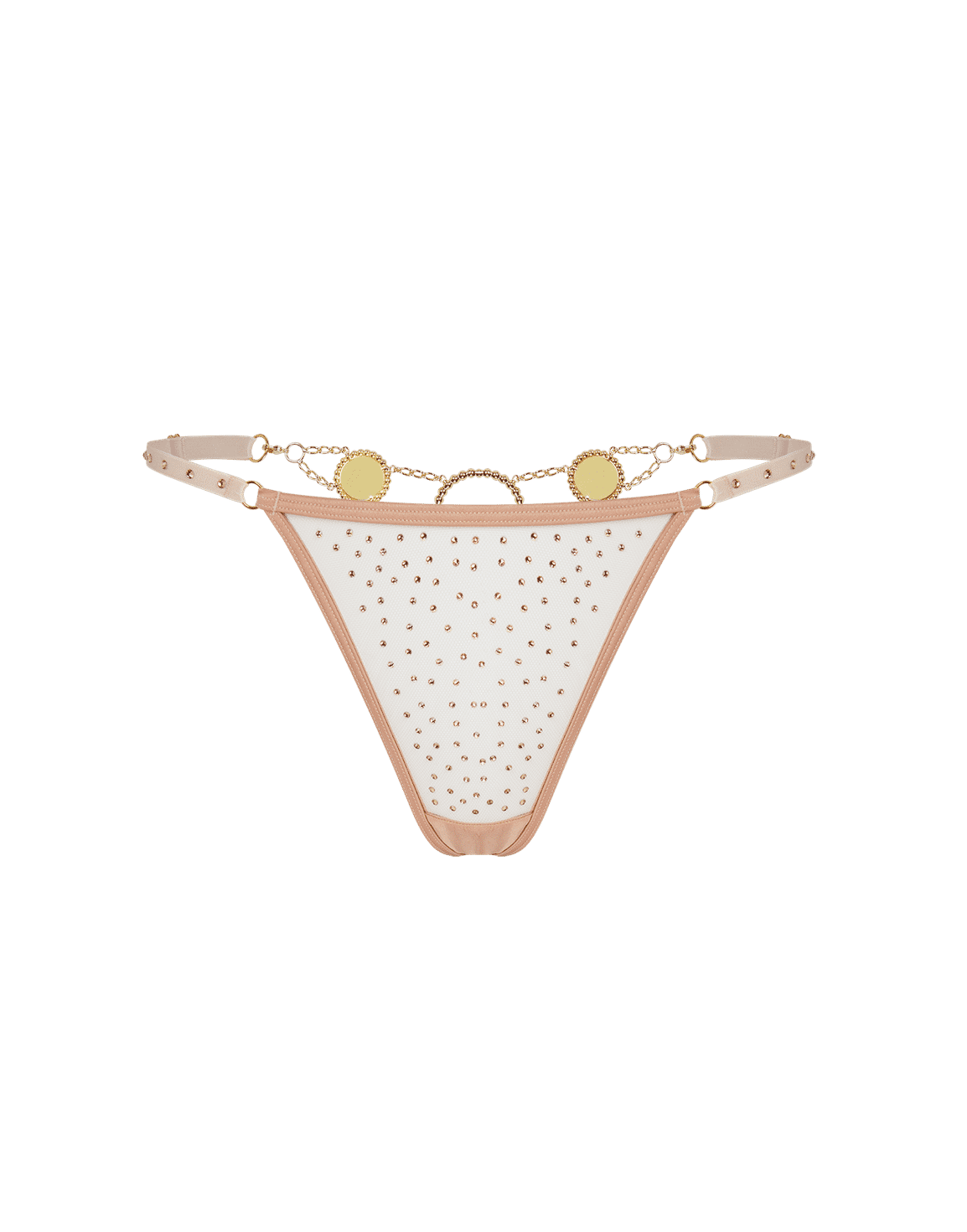 Lucia Thong Gold/Gold | Agent Provocateur