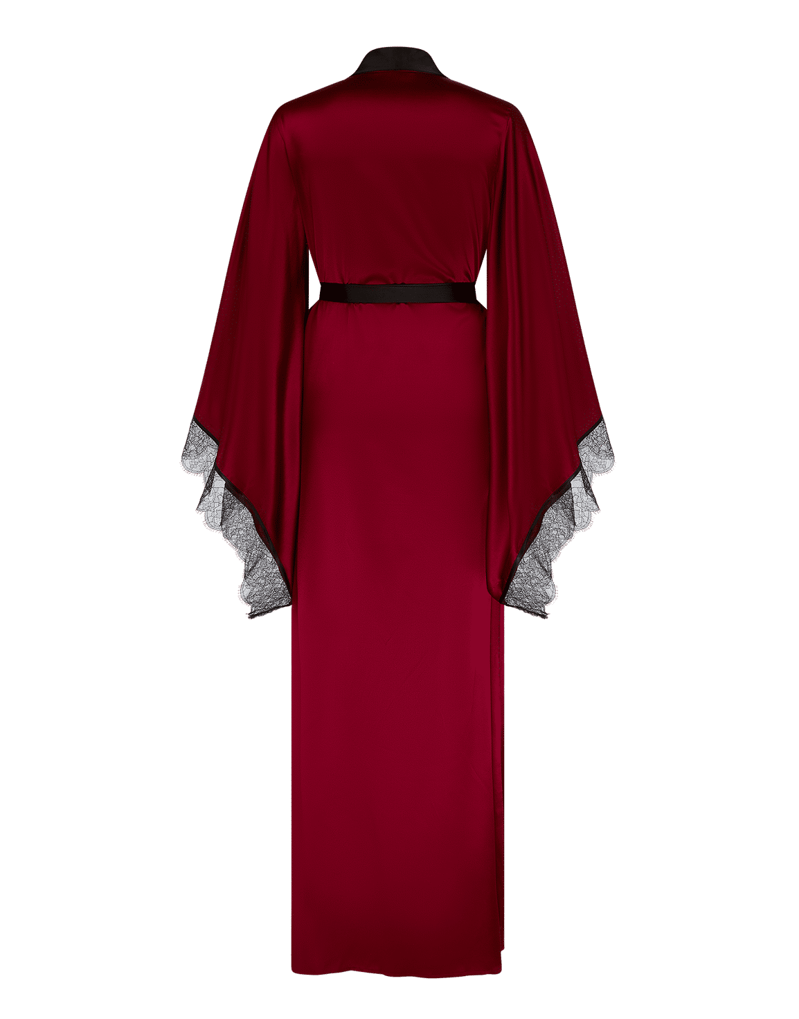 Sammi Long Kimono Burgundy/Black | Agent Provocateur