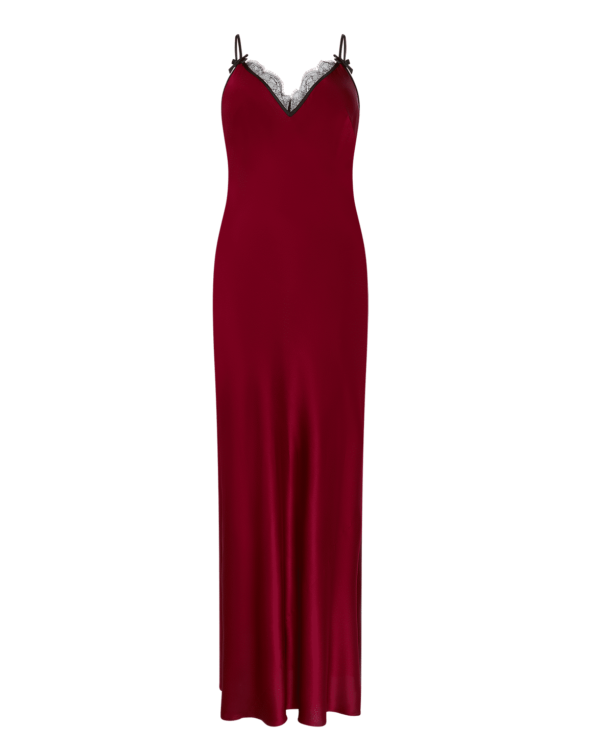 Sammi Long Slip Burgundy/Black | Agent Provocateur