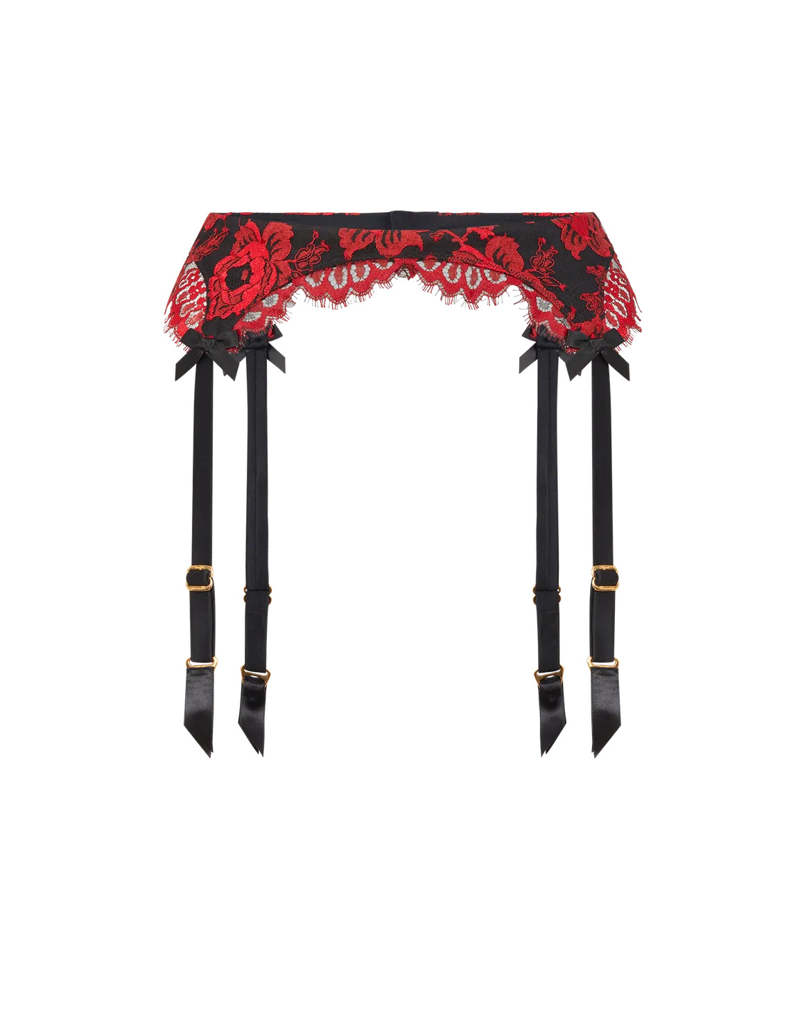 Solanna Suspender Red/Black | Agent Provocateur