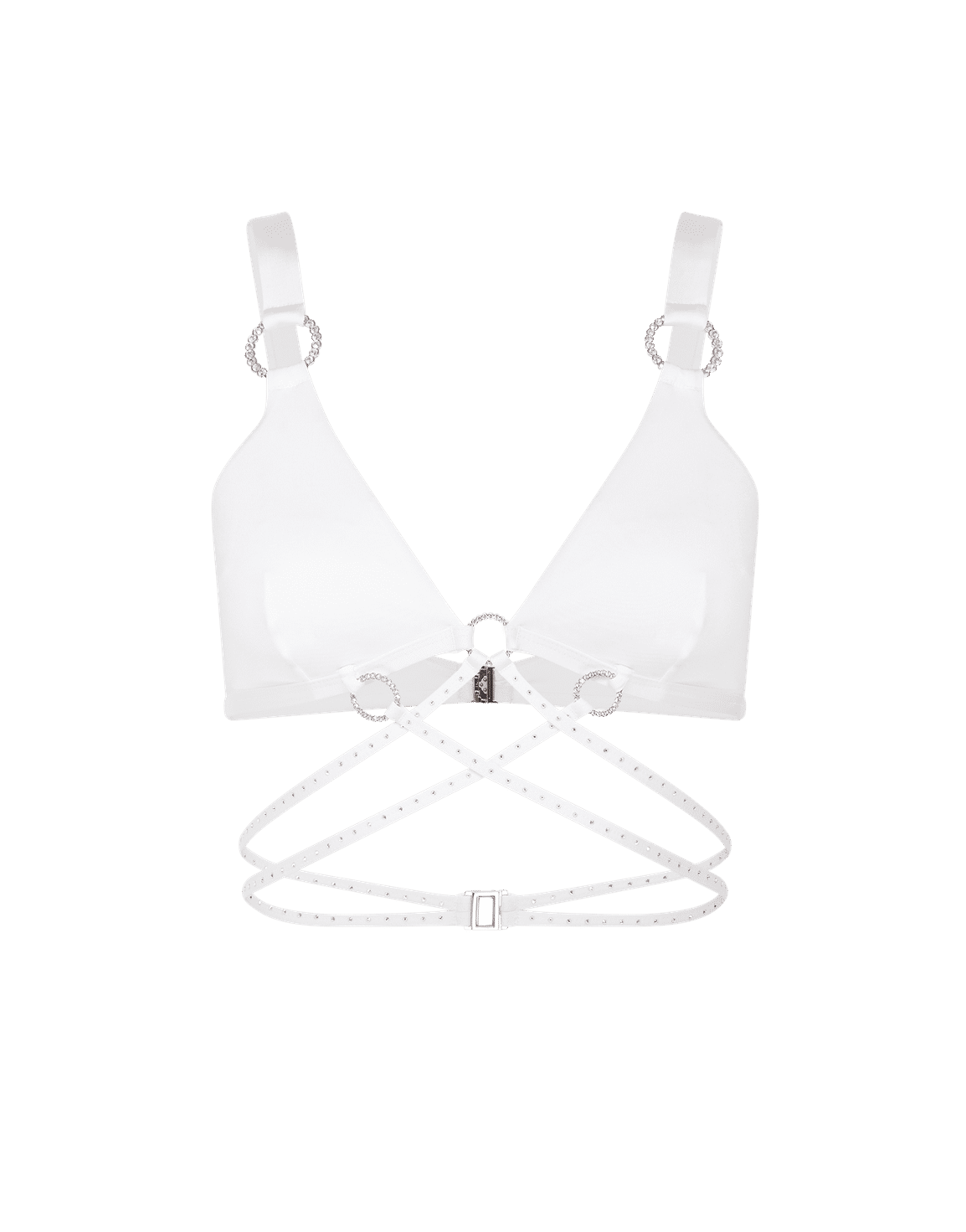 Tenesee Bikini Top White/Ab | Agent Provocateur