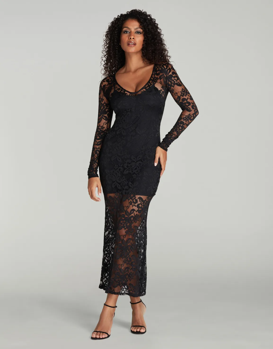 Cindee Maxi Dress Black | Agent Provocateur