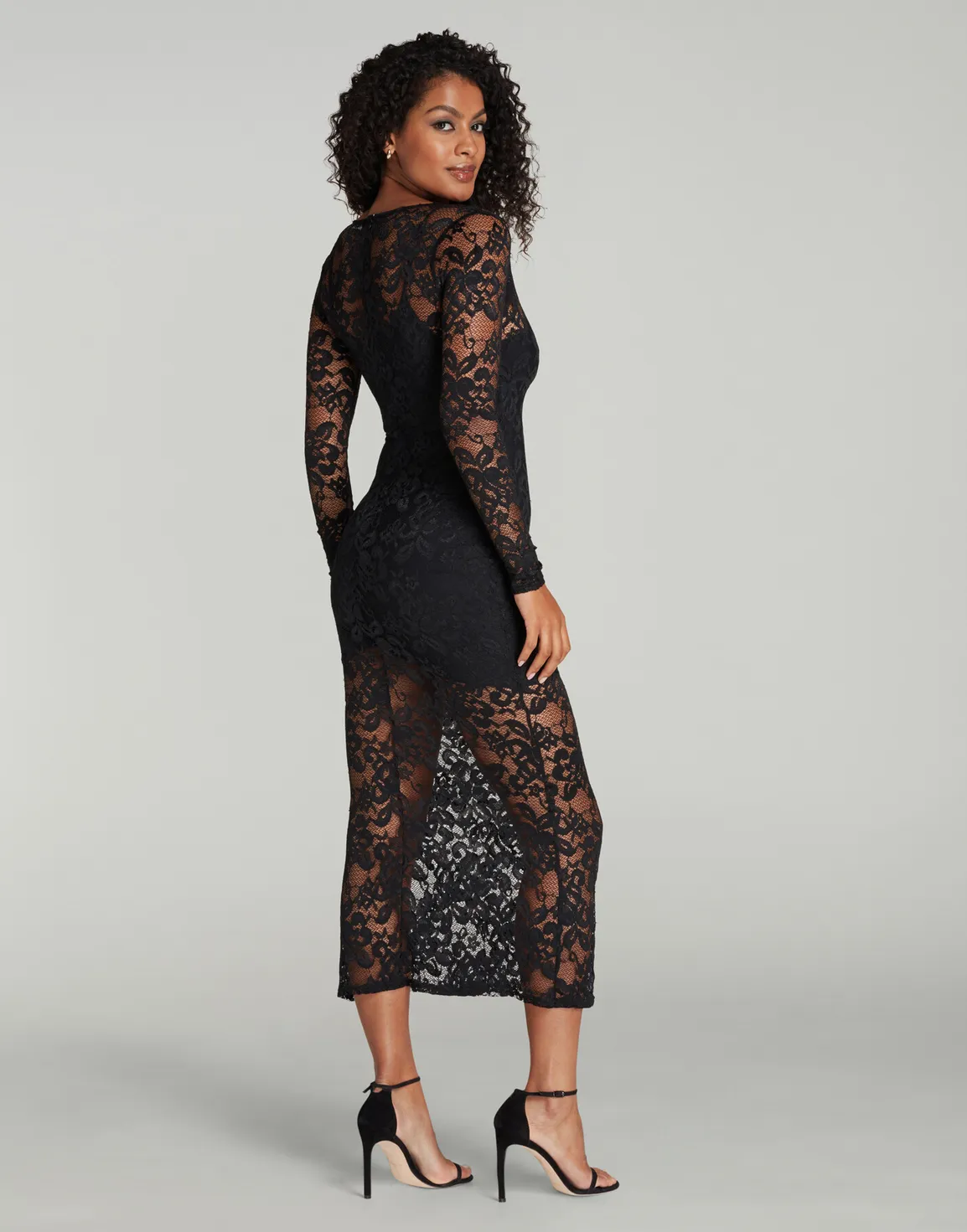 Cindee Maxi Dress Black | Agent Provocateur