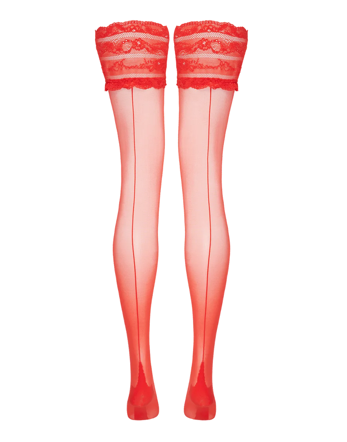 Neeve Hold Ups Red/Red | Agent Provocateur