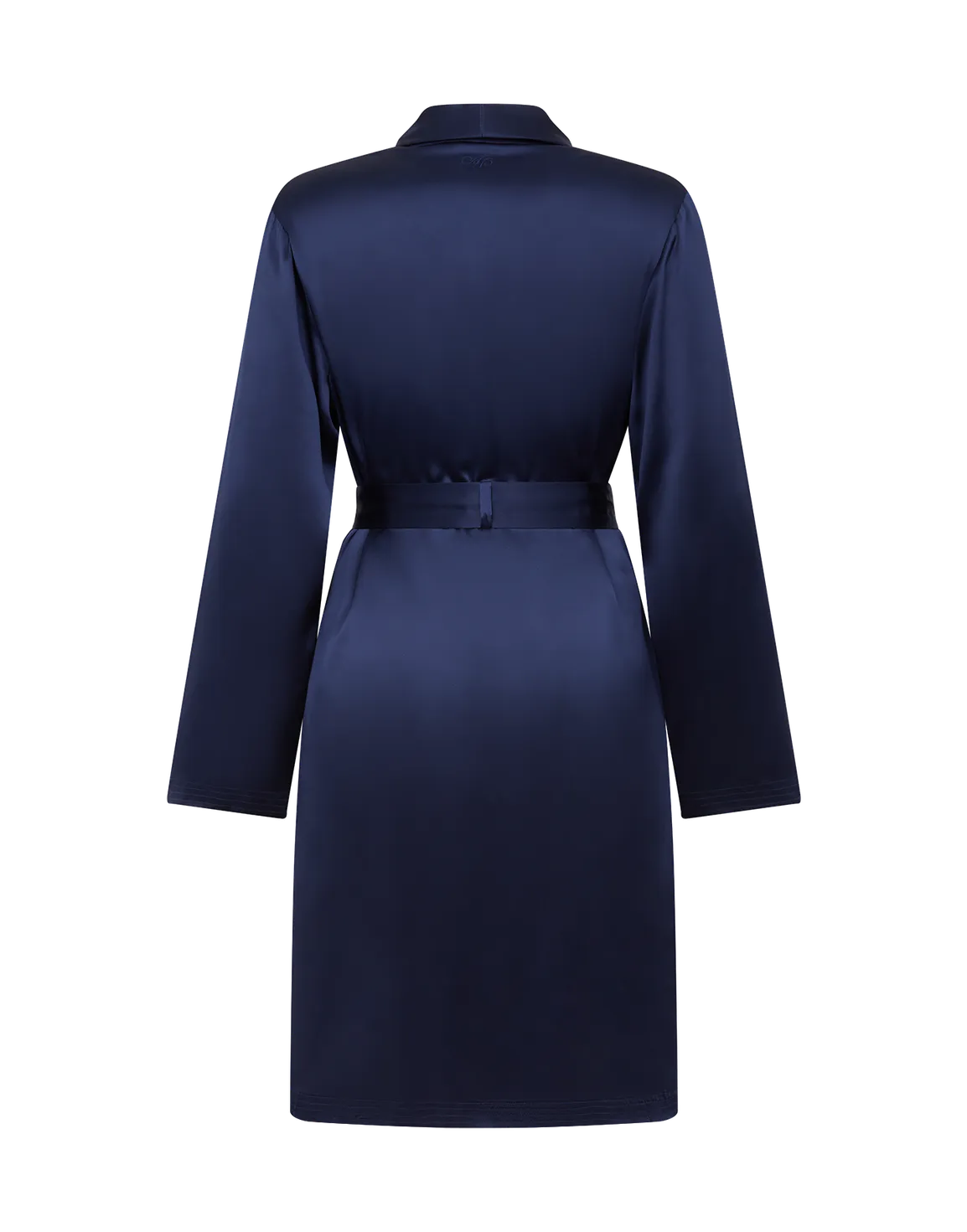 Cecily Short Gown Navy/Navy | Agent Provocateur
