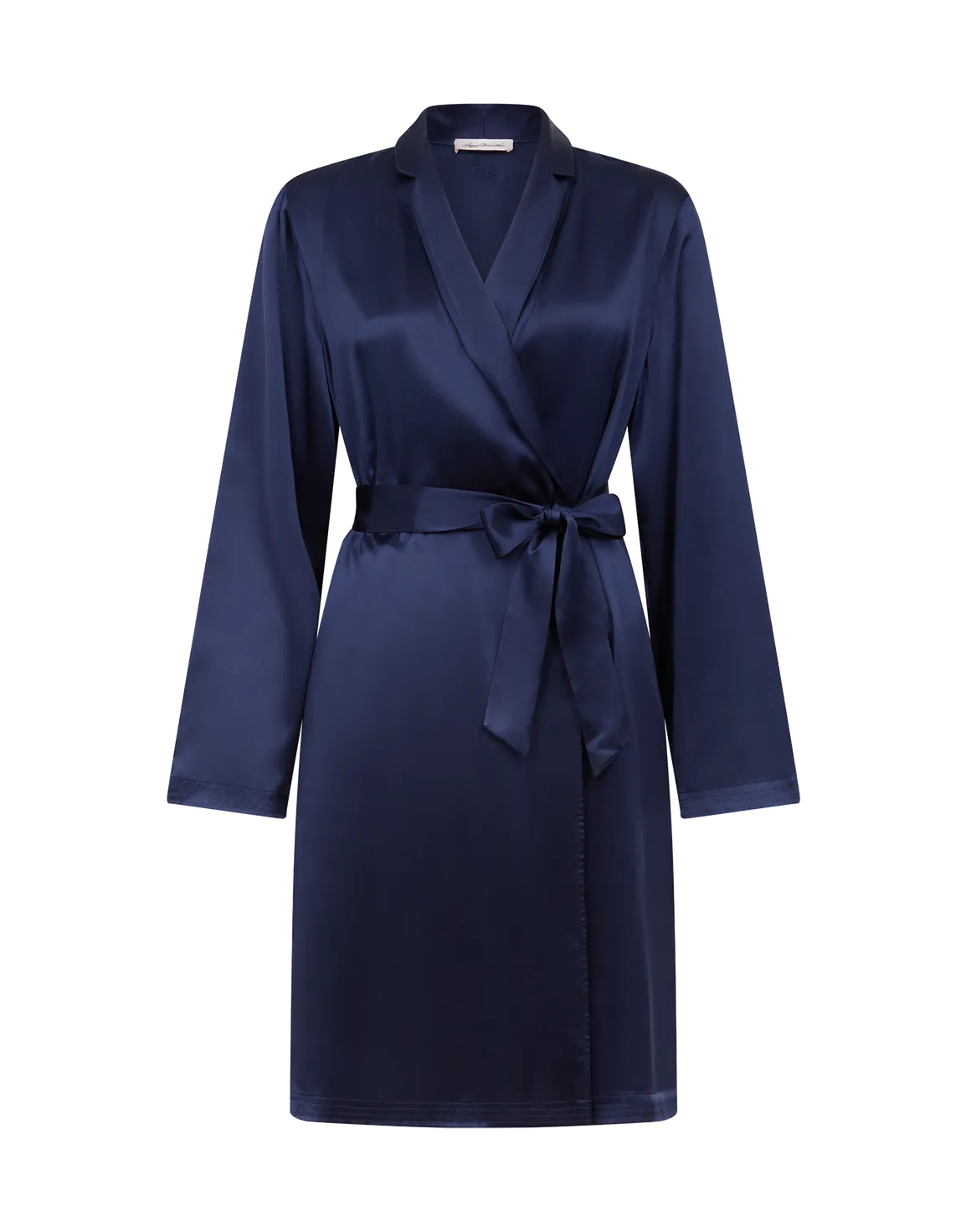Cecily Short Gown Navy/Navy | Agent Provocateur