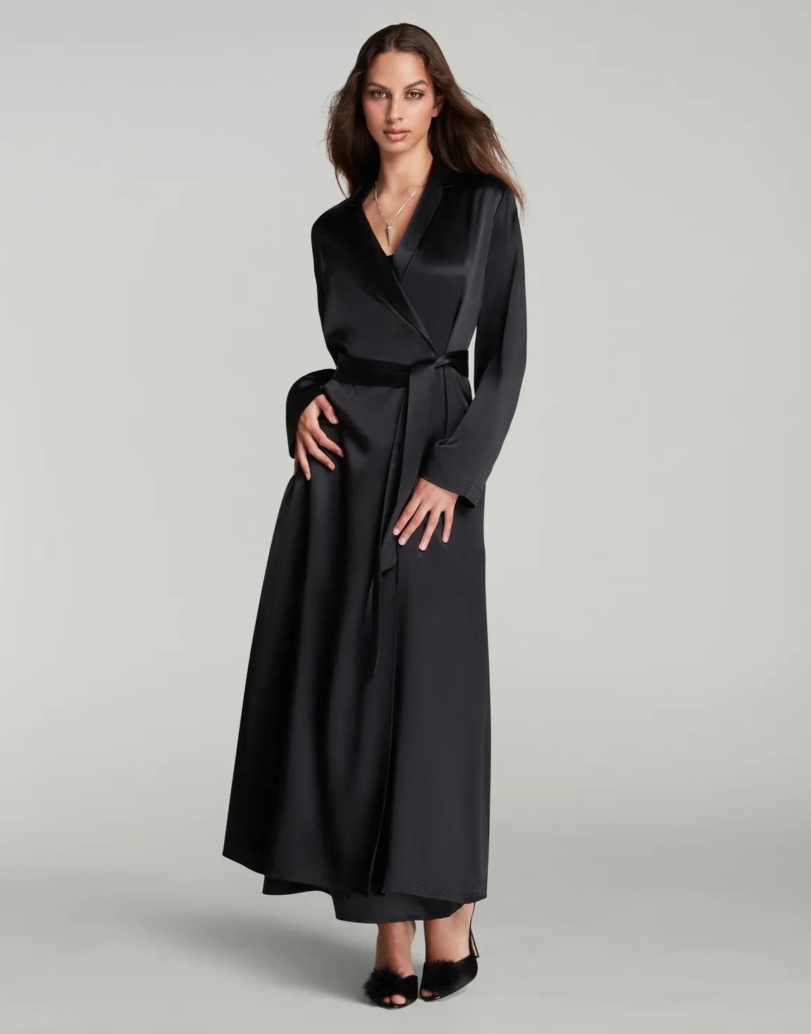 Cecily Long Gown Black | Agent Provocateur