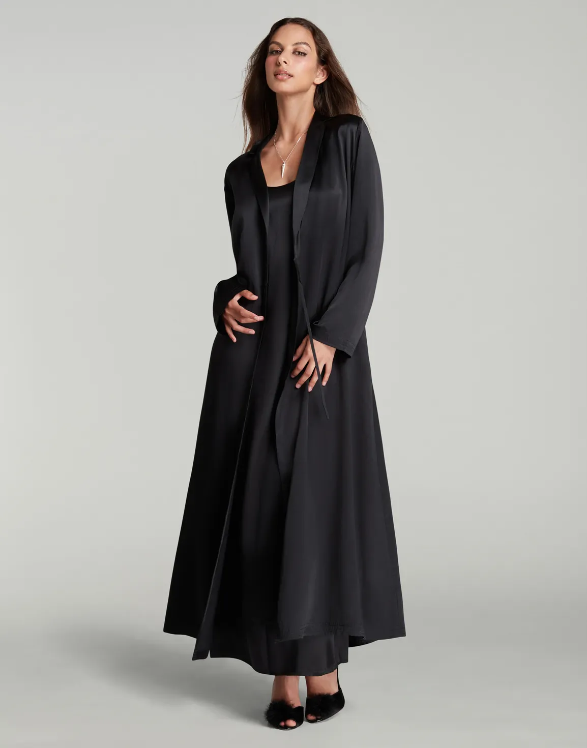 Cecily Long Gown Black | Agent Provocateur