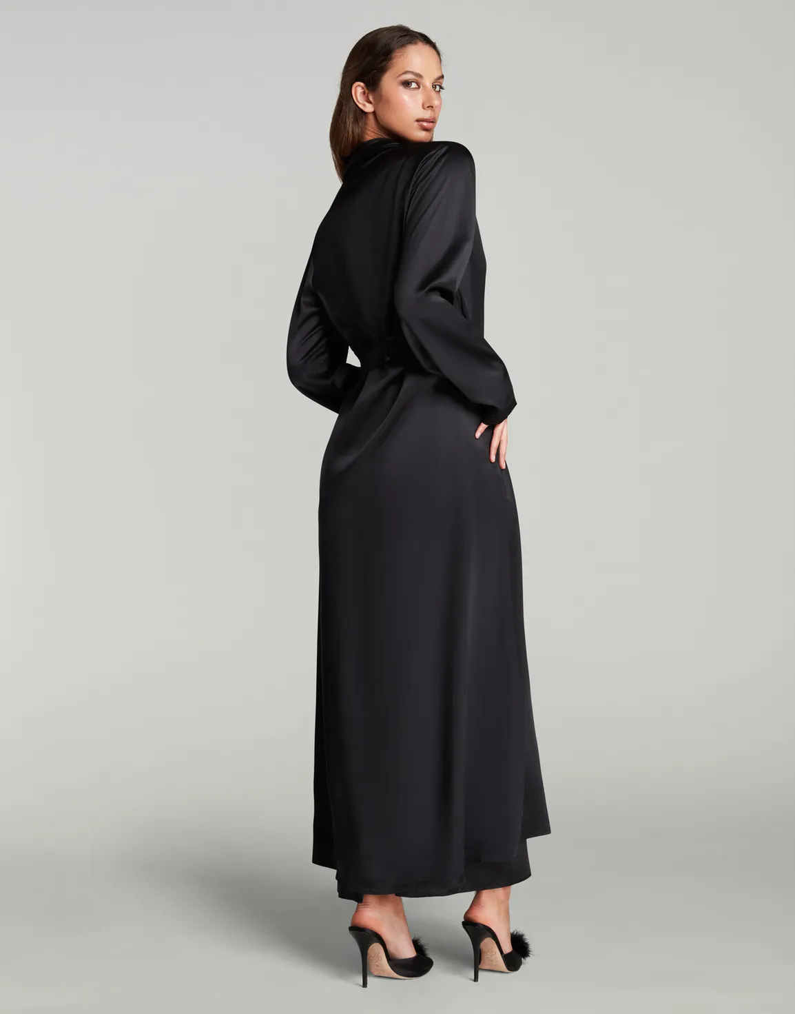 Cecily Long Gown Black | Agent Provocateur