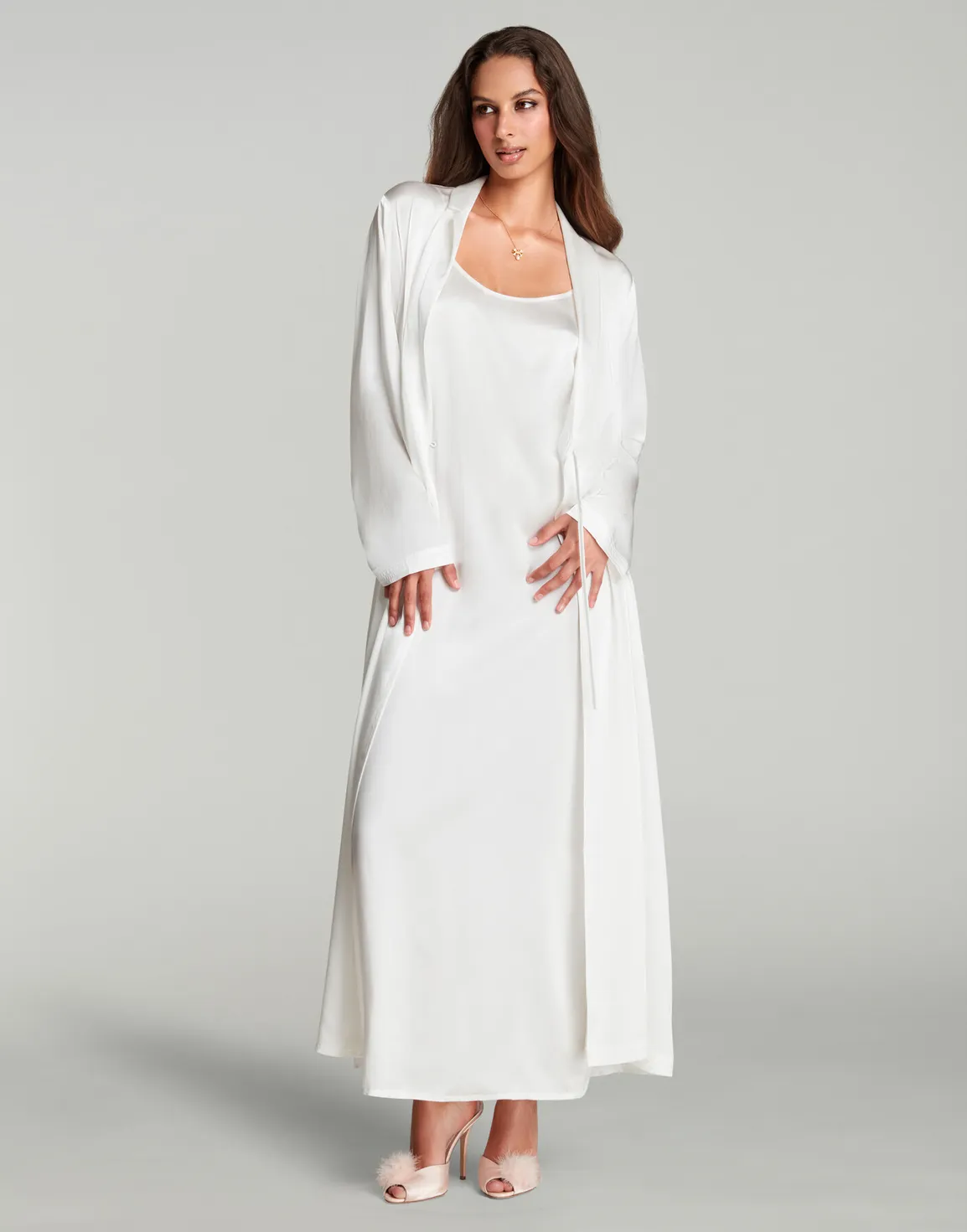 Cecily Long Gown Ivory | Agent Provocateur