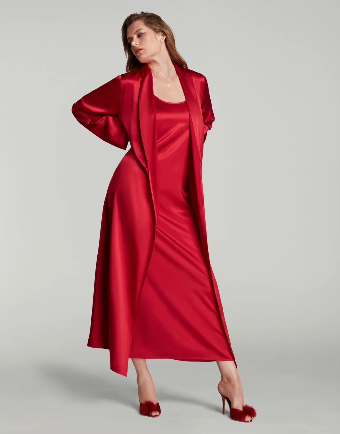 Cecily Long Gown Red | Agent Provocateur