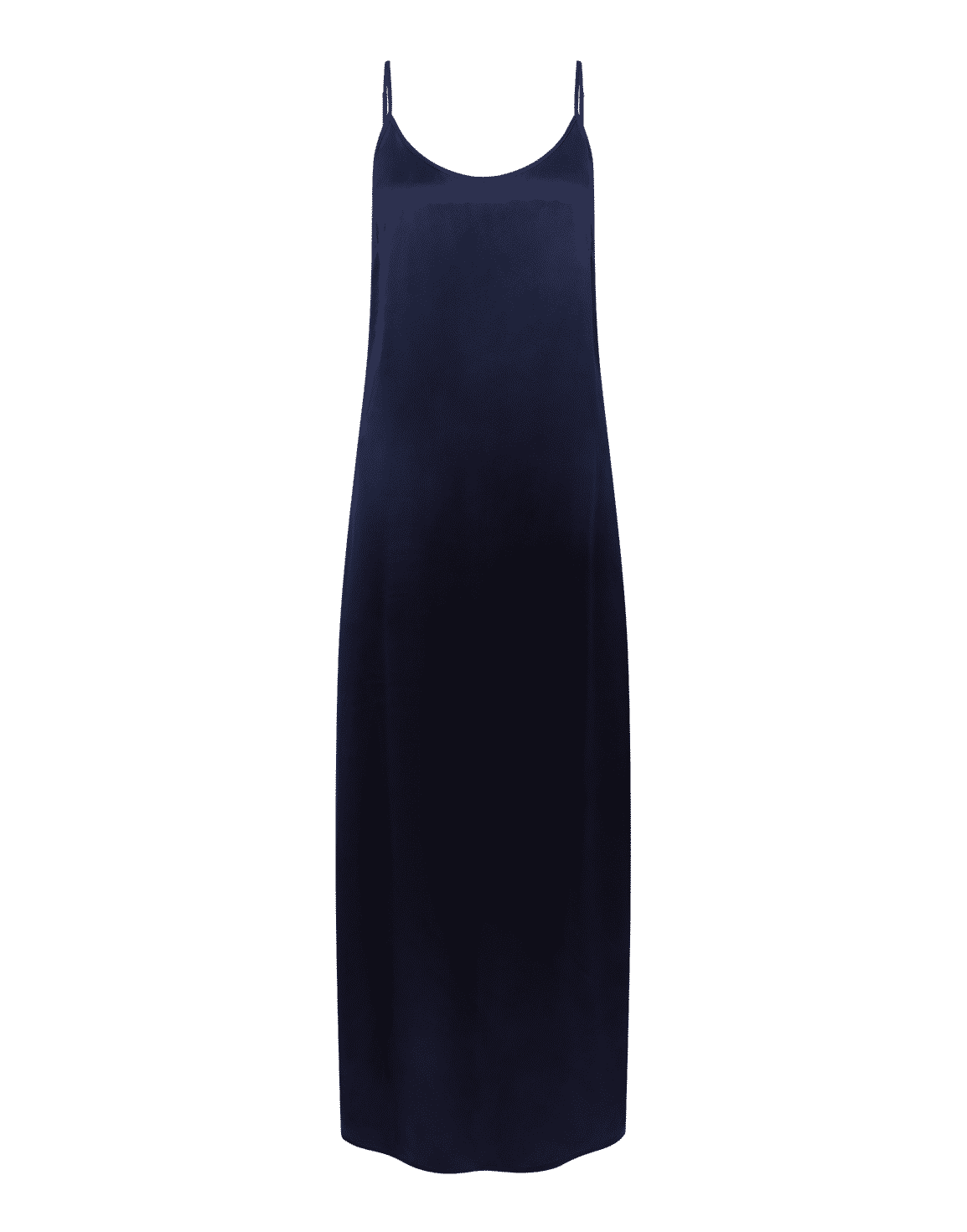 Cecily Long Slip Dress Navy/Navy | Agent Provocateur