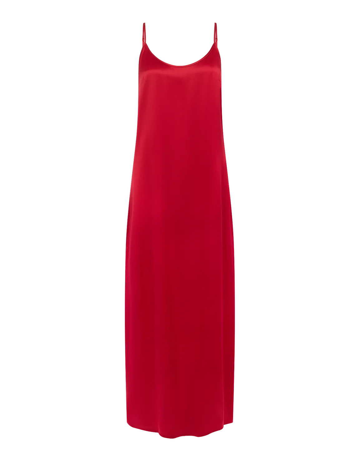 Cecily Long Slip Dress Red/Red | Agent Provocateur
