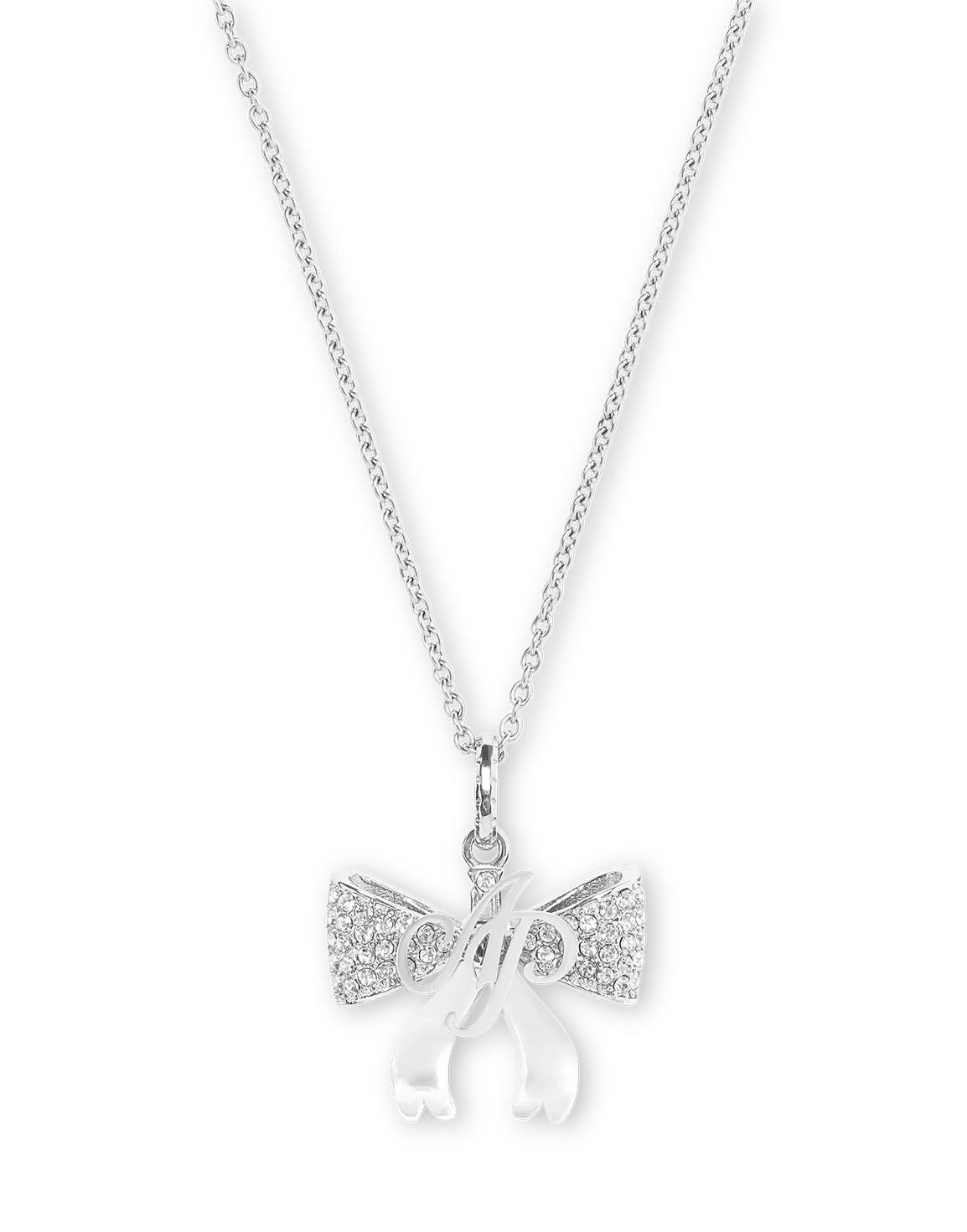 Brietta Necklace Silver/Crystal | Agent Provocateur