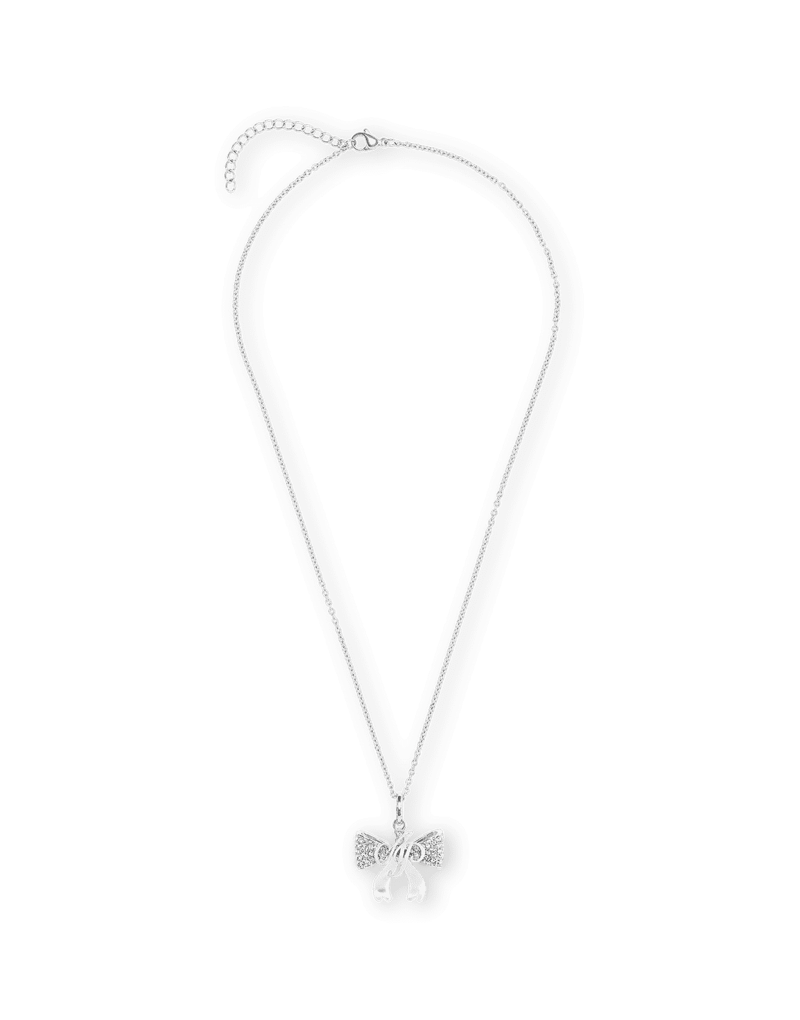 Brietta Necklace Silver/Crystal | Agent Provocateur