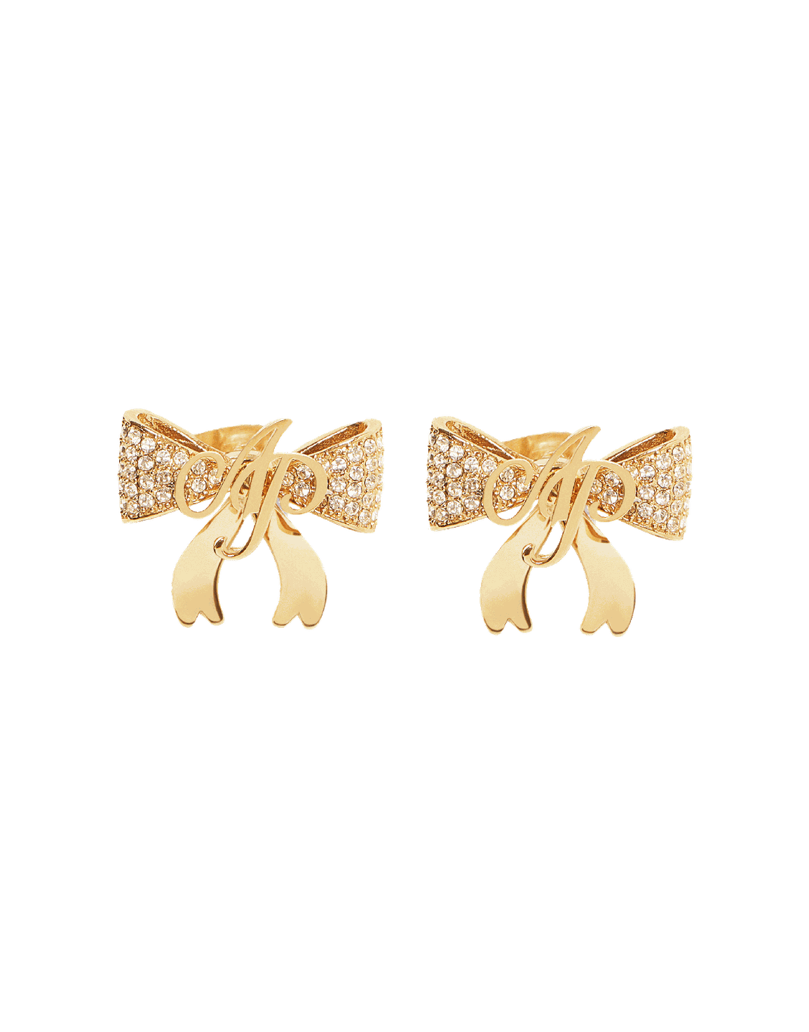 Brietta Earrings Gold/Crystal | Agent Provocateur