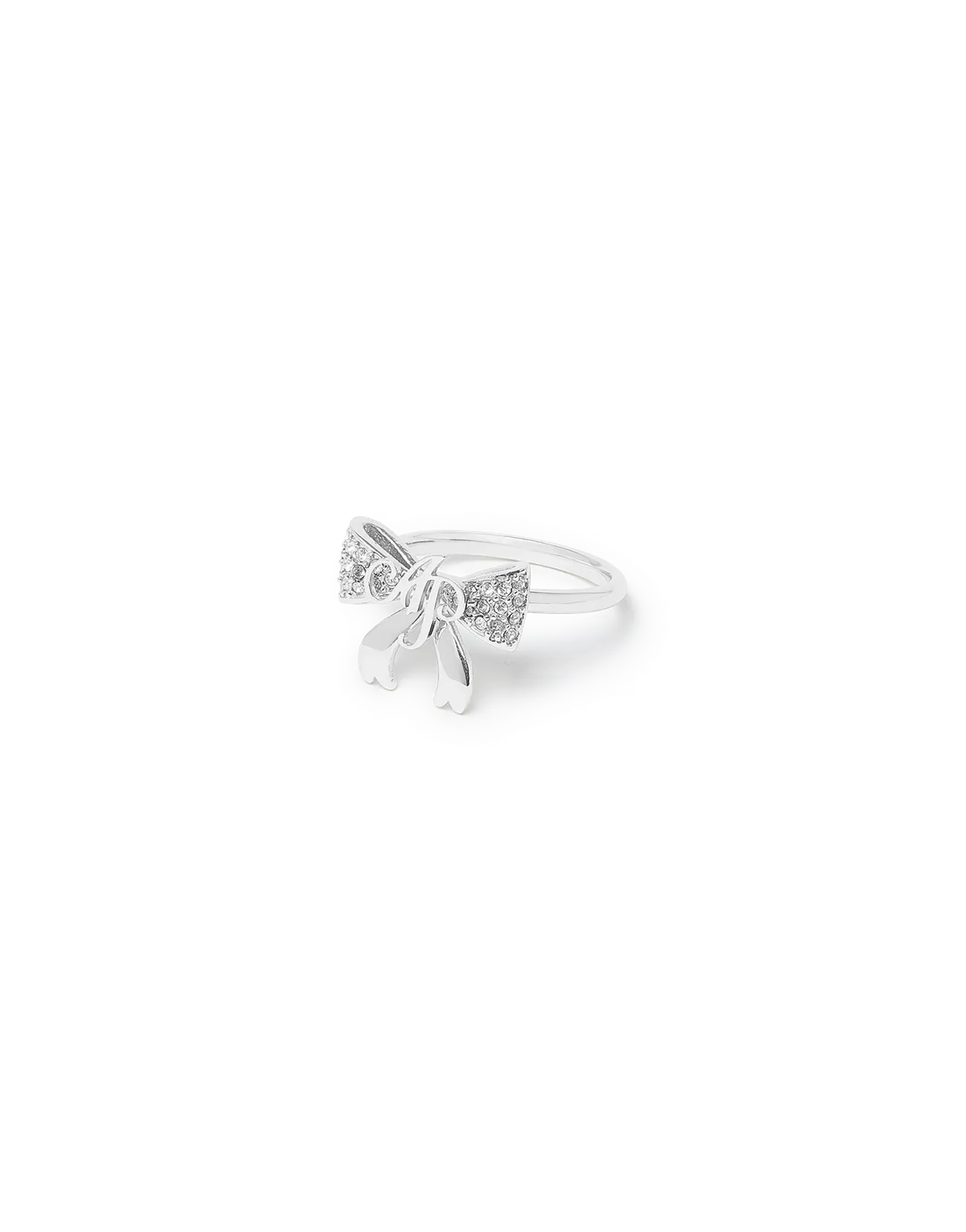 Brietta Ring Silver/Crystal | Agent Provocateur