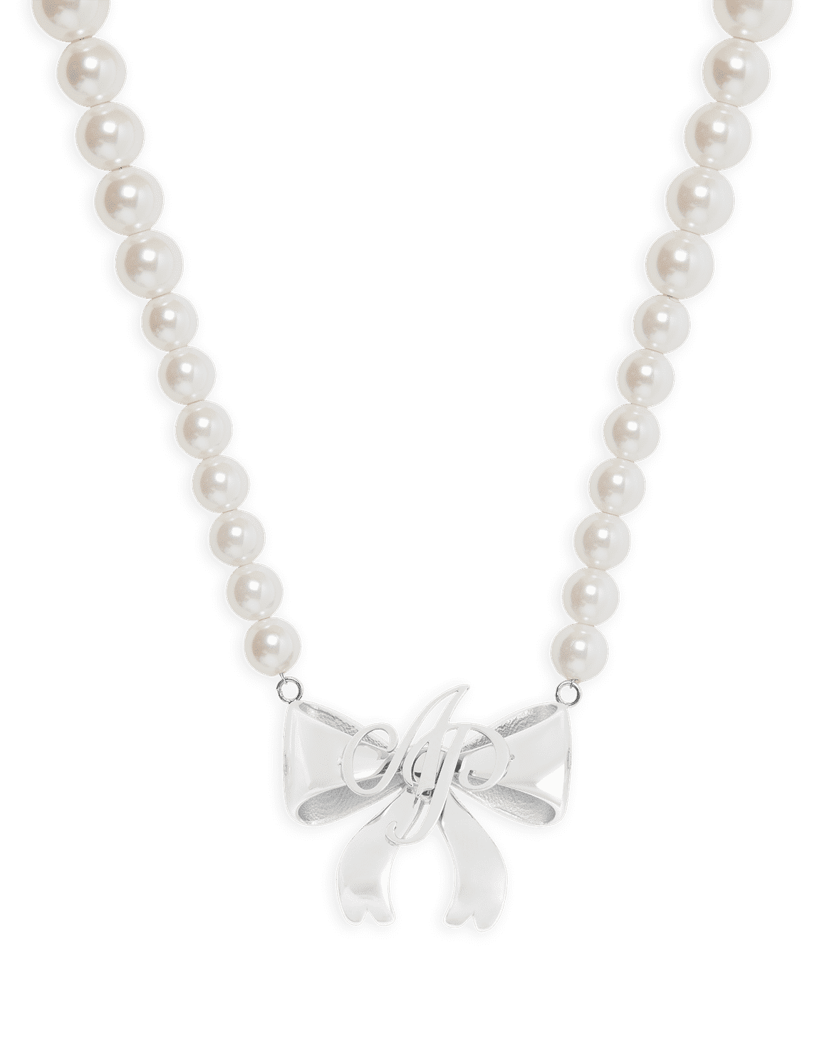 Beki Necklace Silver/Pearl | Agent Provocateur