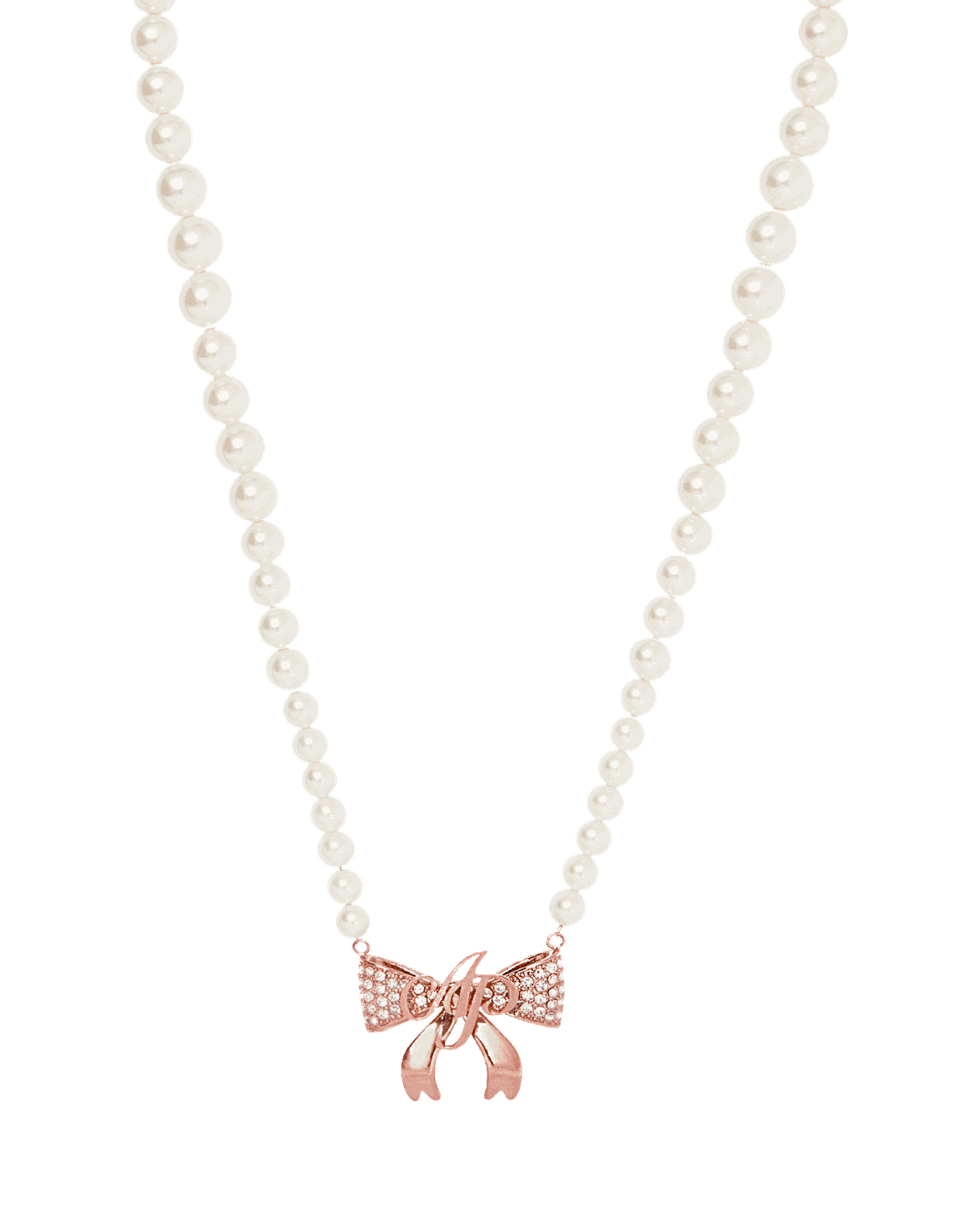 Brady Necklace Rose Gold/Pearl | Agent Provocateur