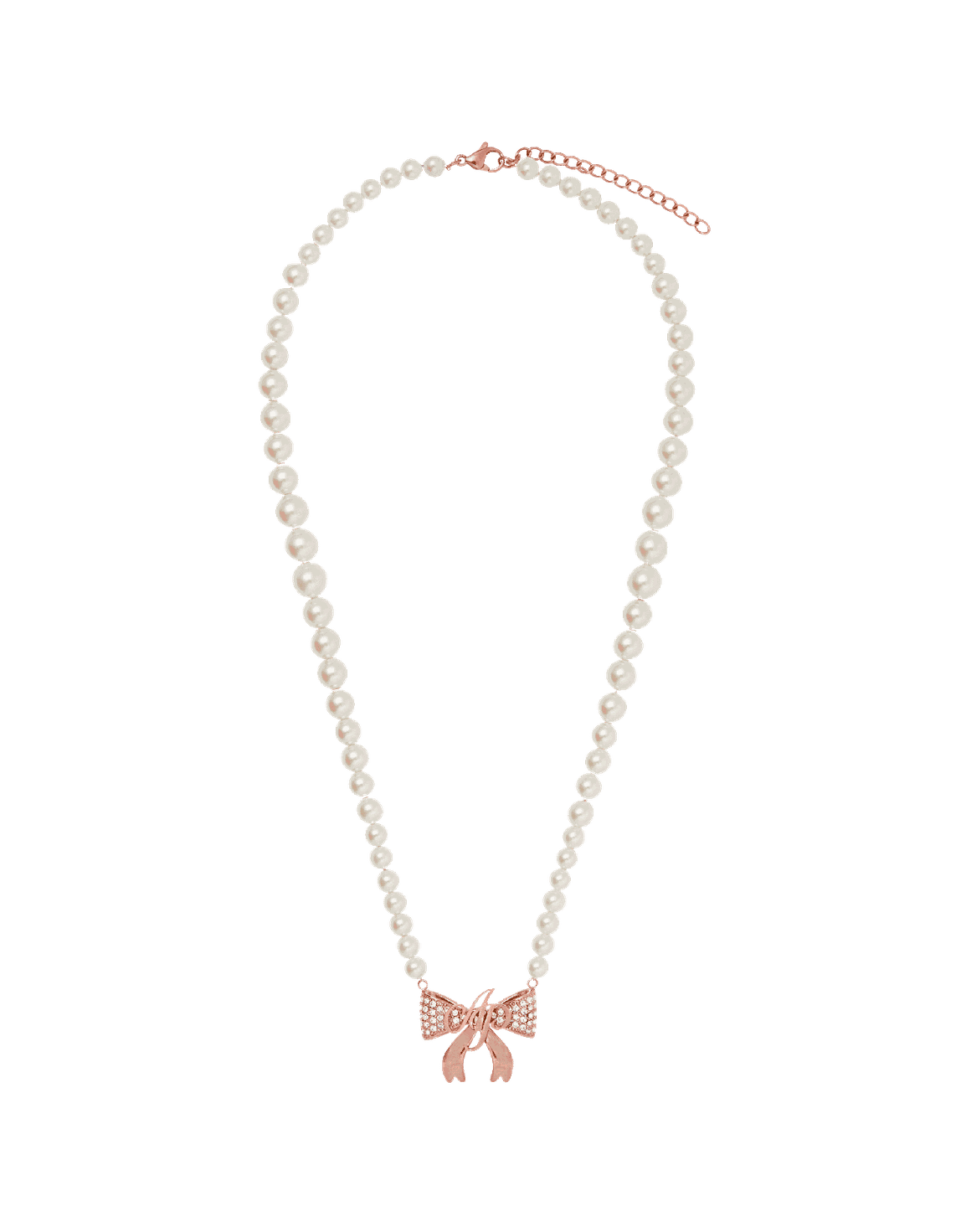 Brady Necklace Rose Gold/Pearl | Agent Provocateur