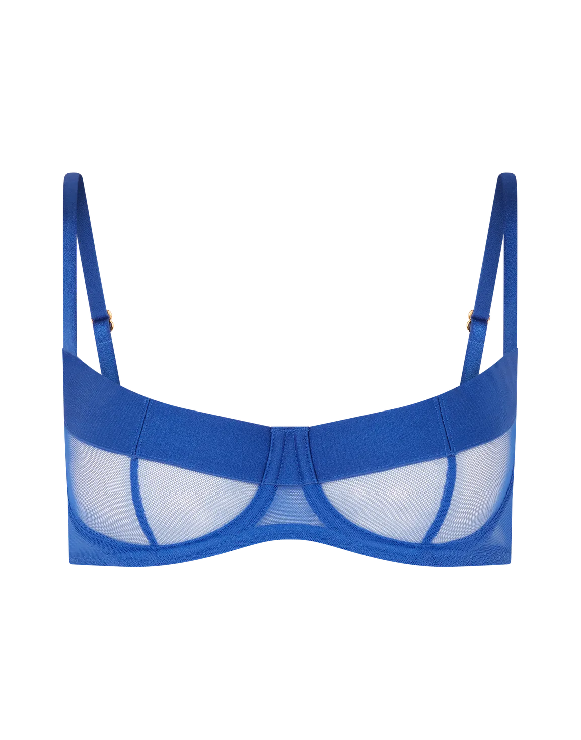 Caity Demi Cup Underwired Bra Cobalt/Cobalt | Agent Provocateur