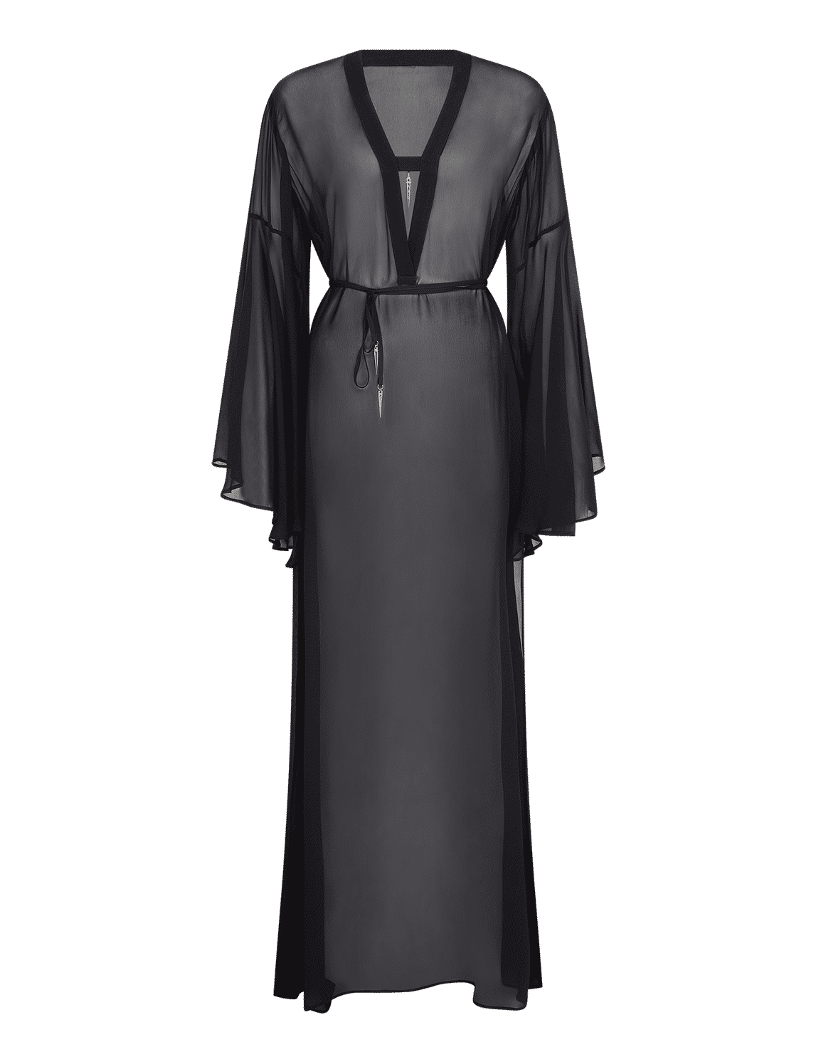 Amalia Long Kaftan  Black | Agent Provocateur