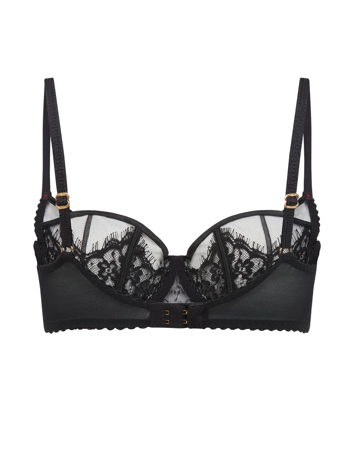 Clarissa Balconette Underwired Bra Black | Agent Provocateur