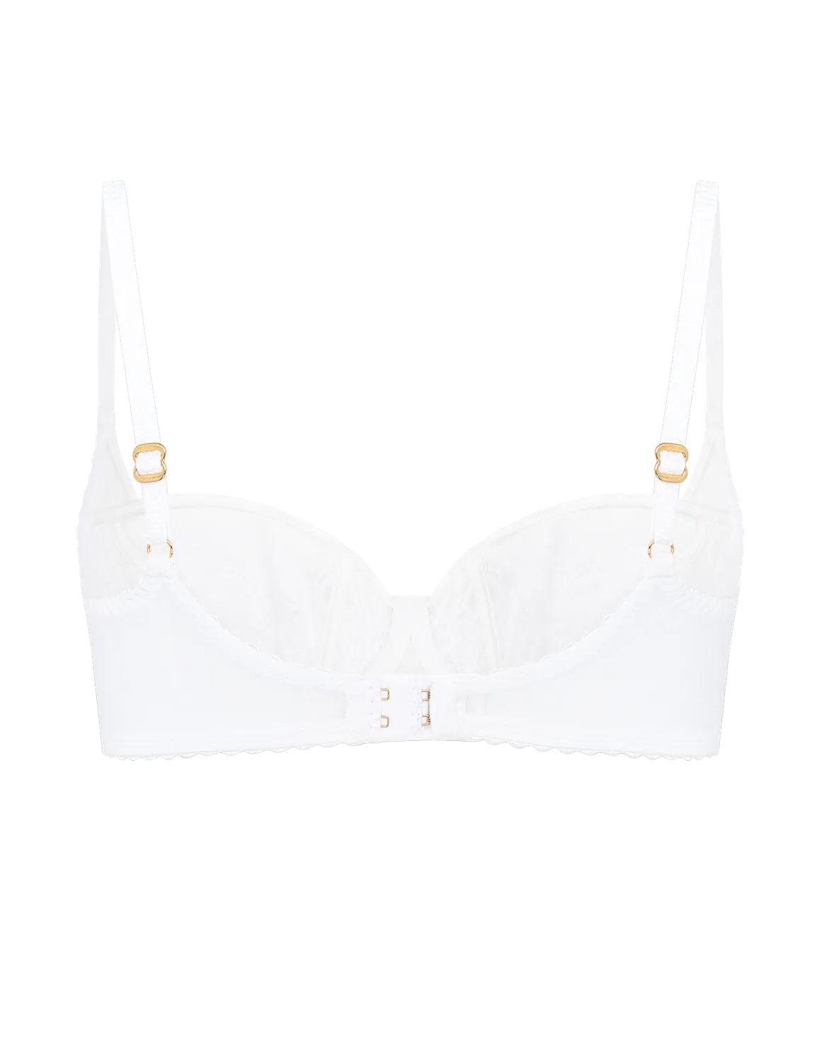 Clarissa Balconette Underwired Bra White | Agent Provocateur