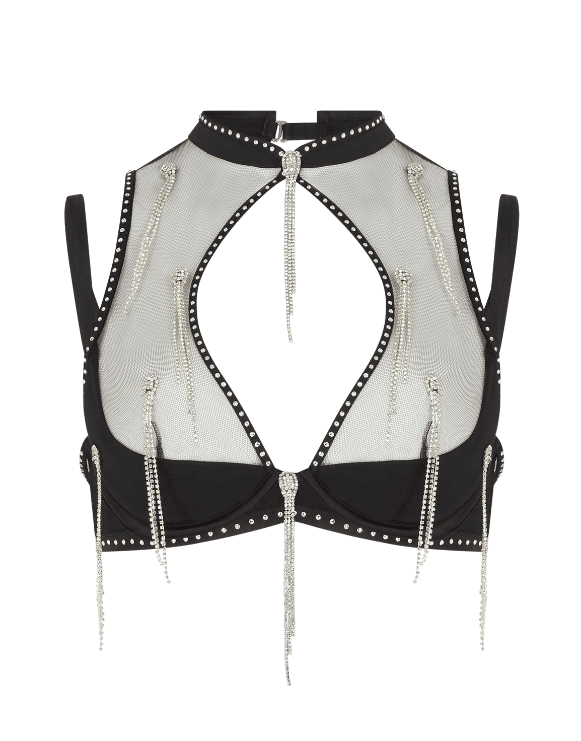 Crystalina High Neck Underwired Bra | Agent Provocateur