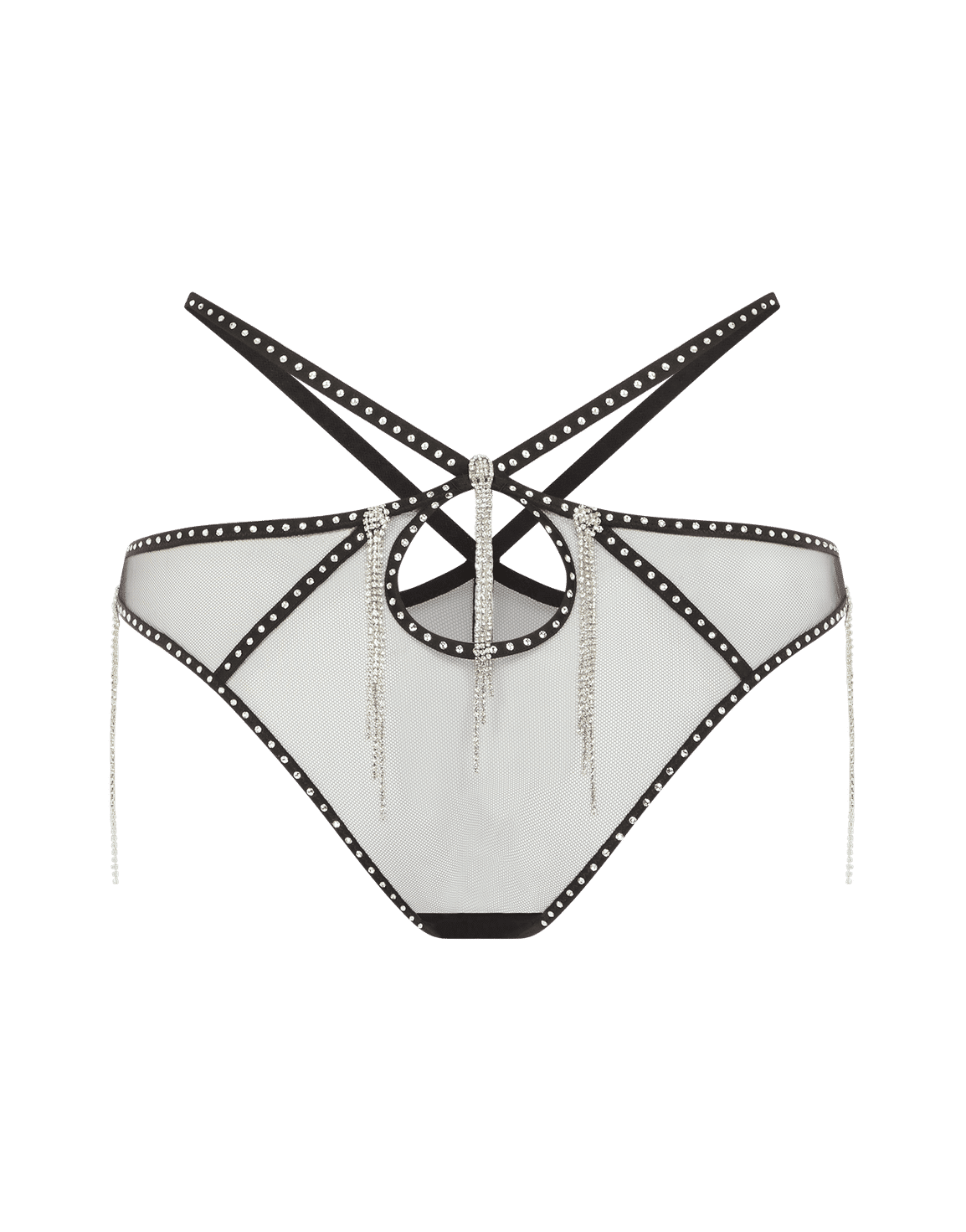 Crystalina Full Brief  Black | Agent Provocateur
