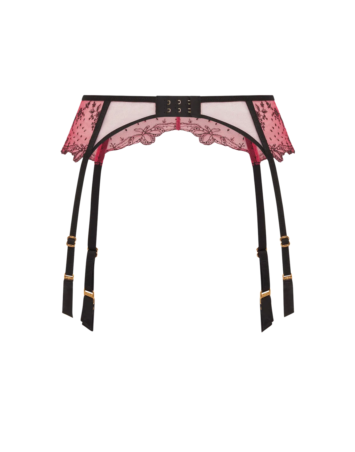 Graice Suspender Black/Pink | Agent Provocateur