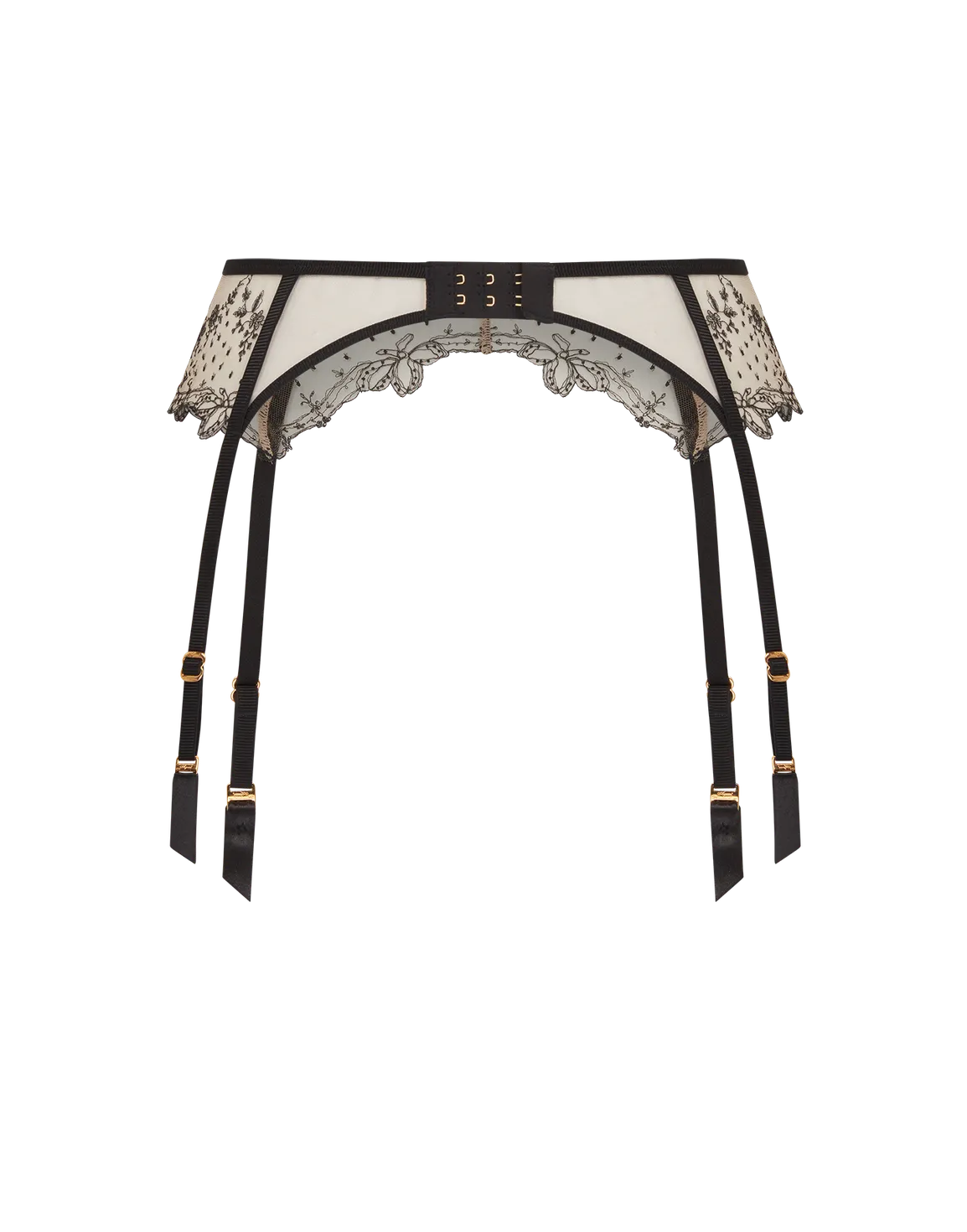 Graice Suspender Black/Sand | Agent Provocateur