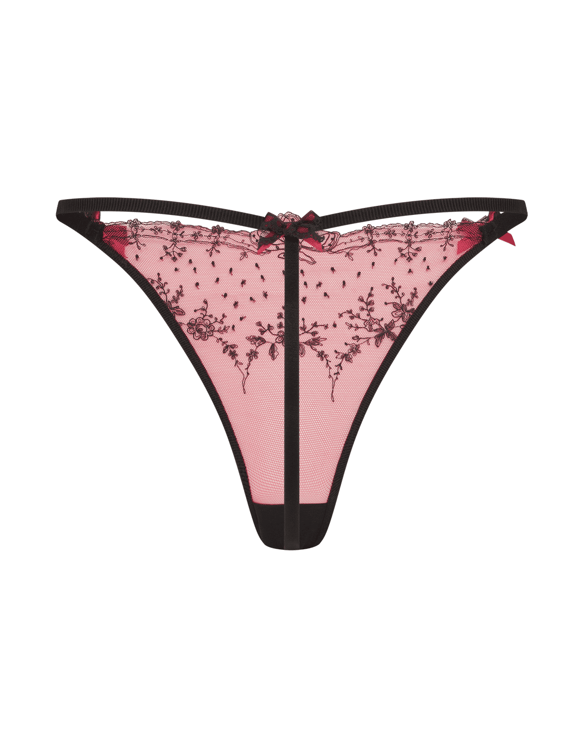 Graice Thong Black/Pink | Agent Provocateur