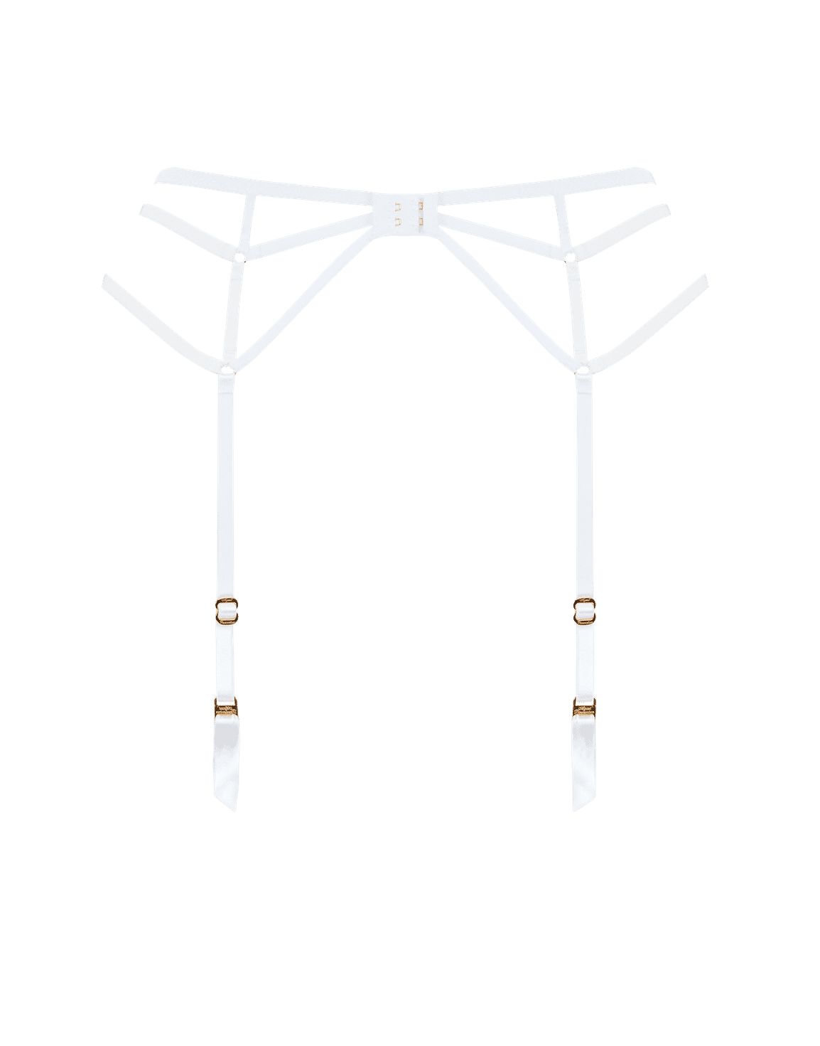 Melanie Suspender White/Sand | Agent Provocateur