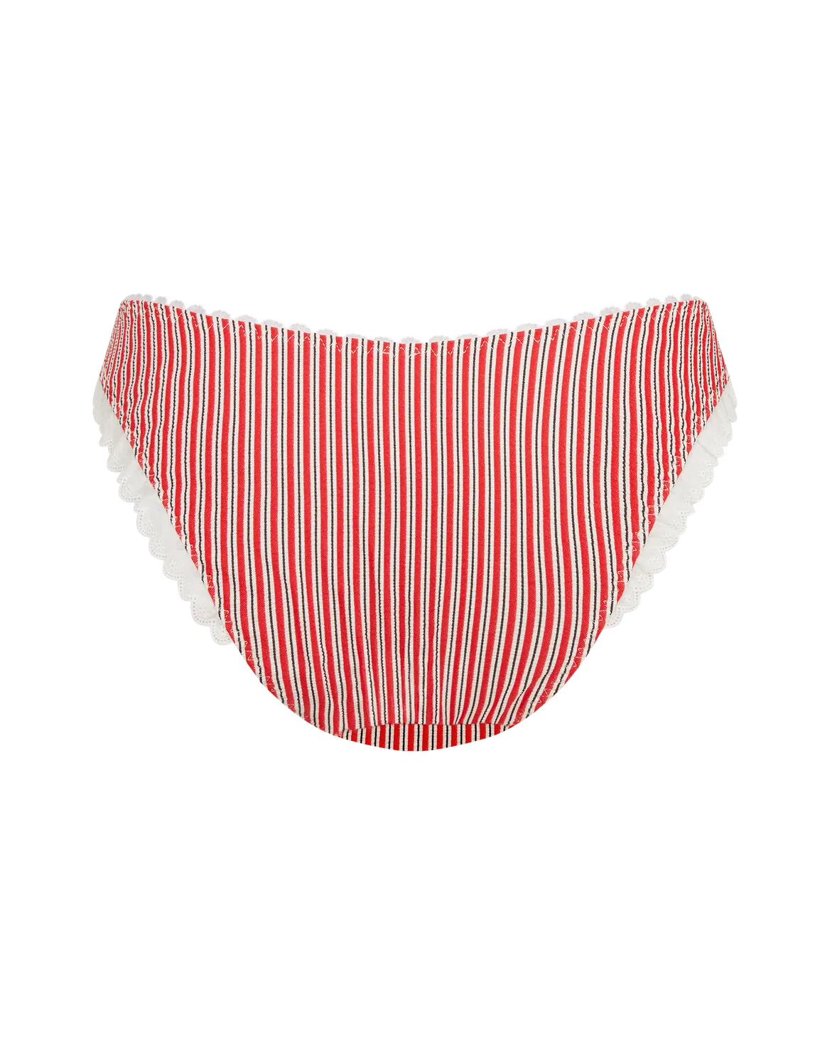 Milli Bikini Bottoms  White/Red | Agent Provocateur