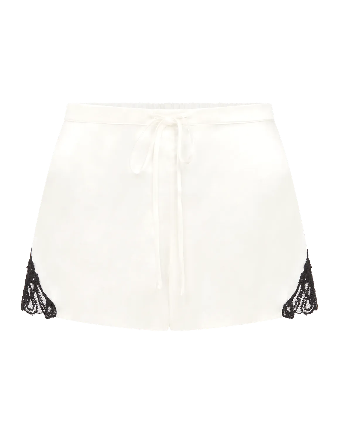 Nelle Shorts Ivory/Black | Agent Provocateur