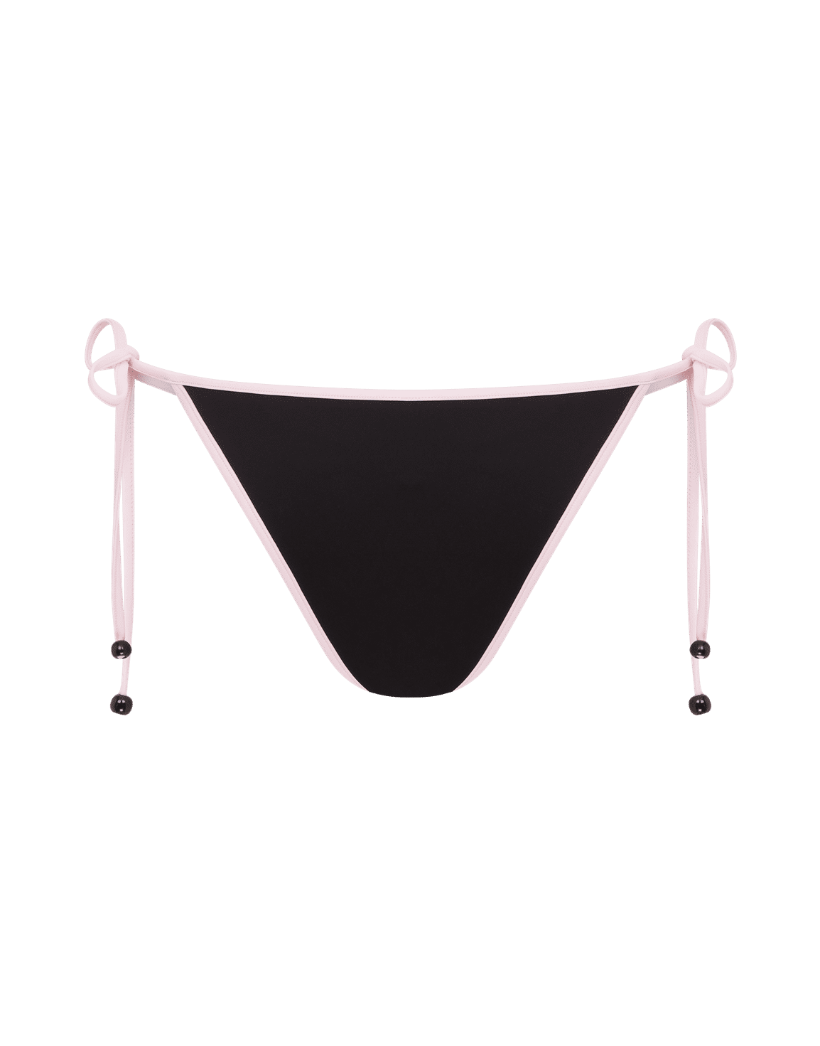 Ottie Bikini Bottom Black/Baby Pink | Agent Provocateur