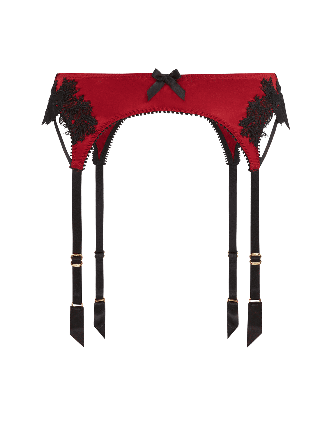 Penelopi Suspender Red/Black | Agent Provocateur