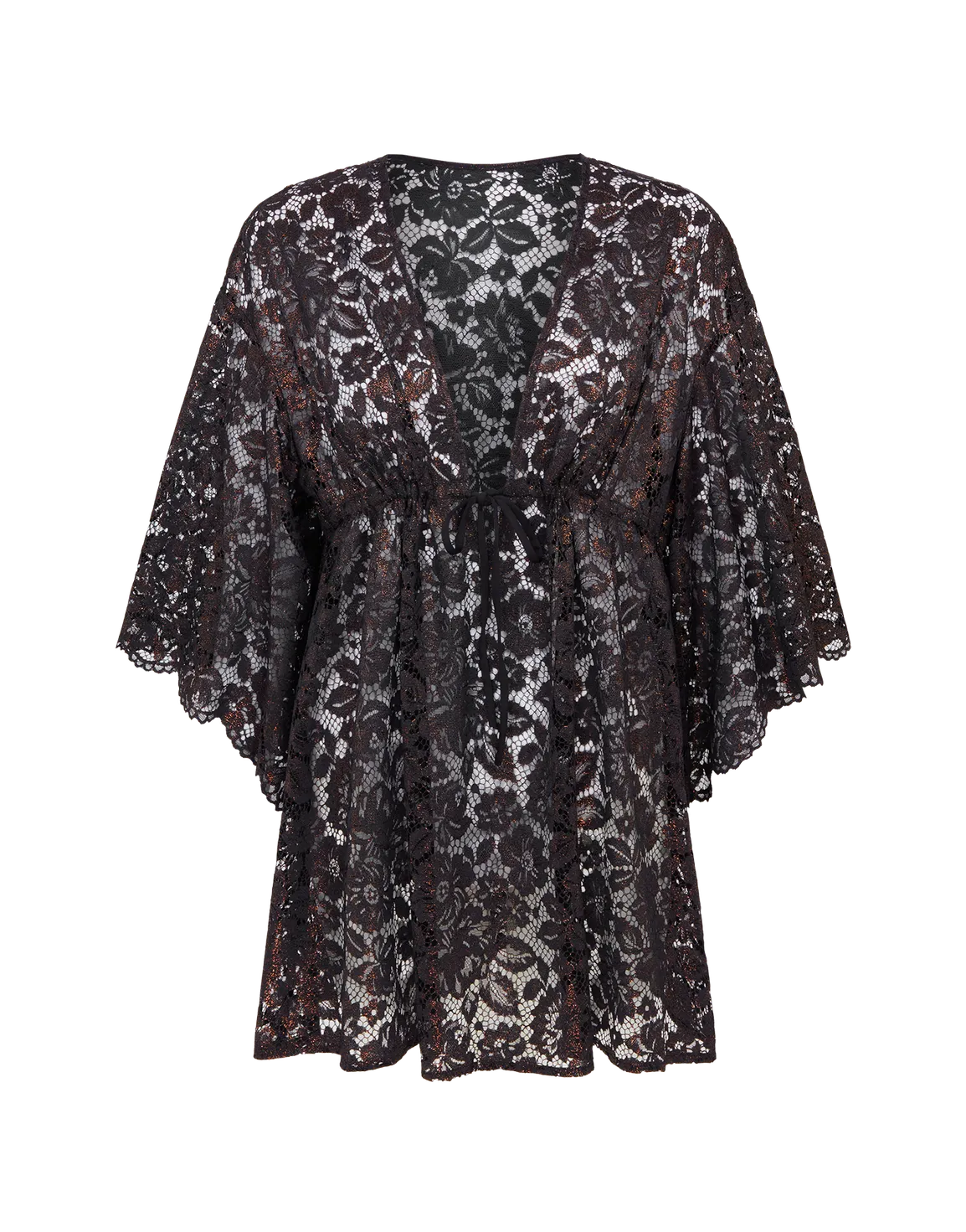 Trixa Kaftan Black/Gold | Agent Provocateur