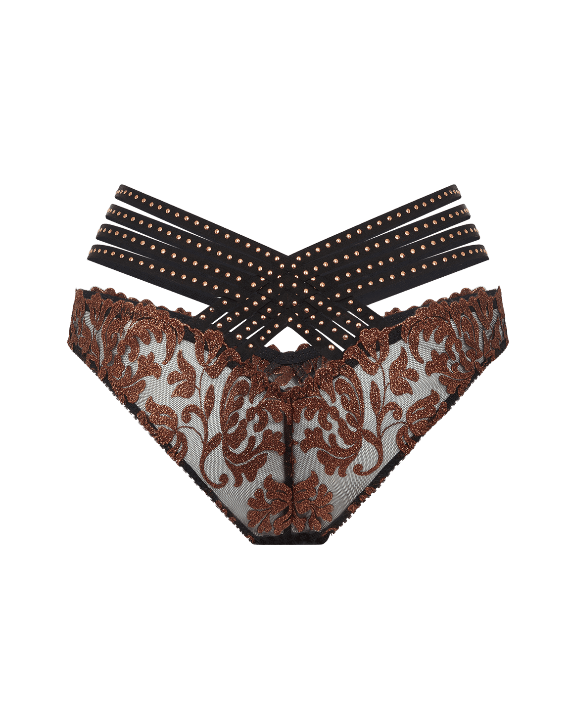 Zarella Full Brief   Bronze/Black | Agent Provocateur